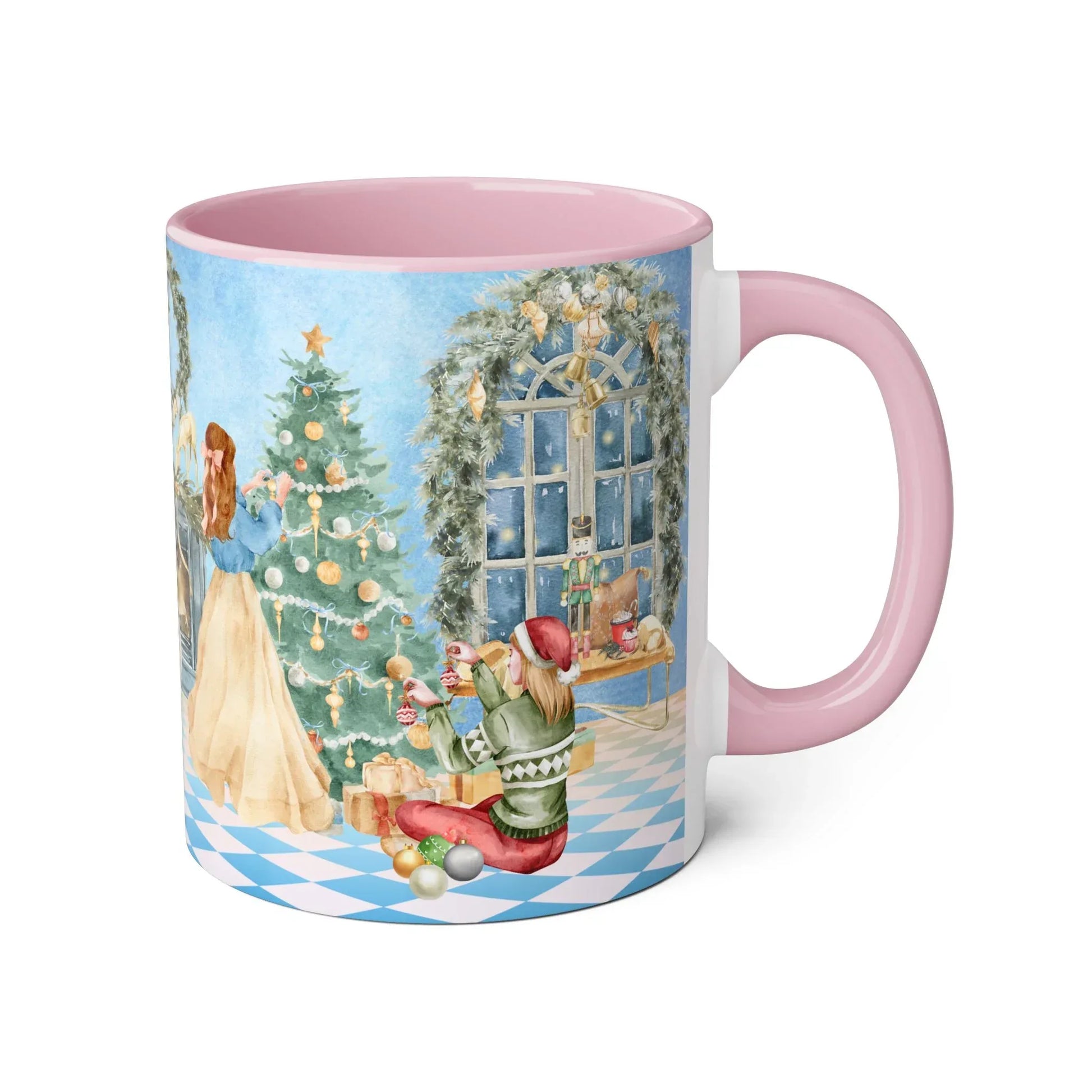 Christmas Tree Decoration Coffee Mug - 11oz Cup tis the Season - The Dreamer's Bookshop.