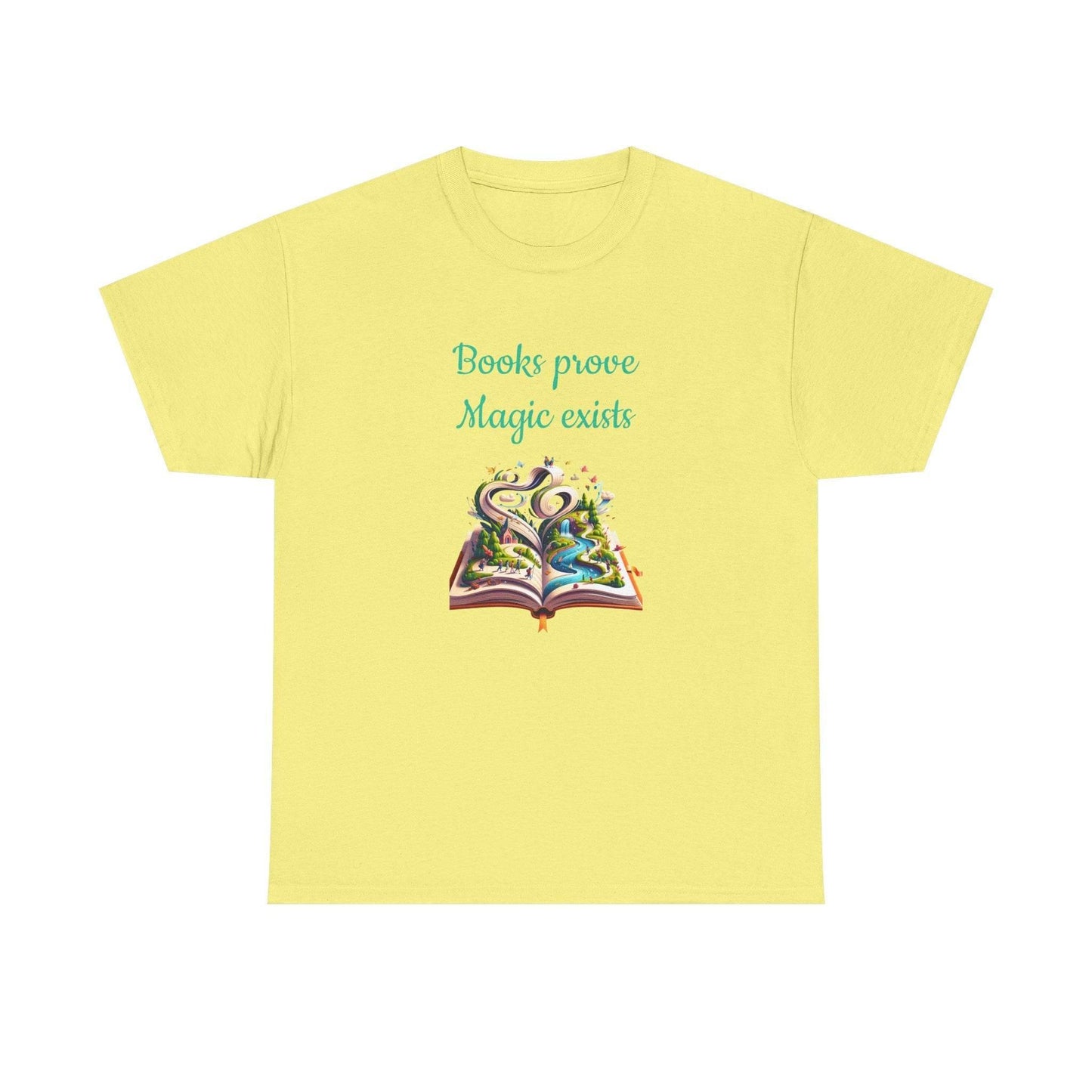 Magic Exists -A Unisex Heavy Cotton Tee - Perfect Gift for Book Lovers - The Dreamer's Bookshop.