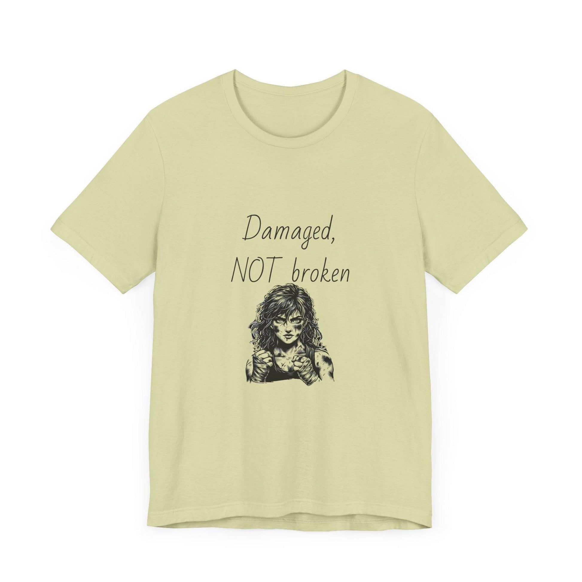 Fierce Survivor Unisex Short Sleeve Tee - Damaged, NOT broken - The Dreamer's Bookshop.