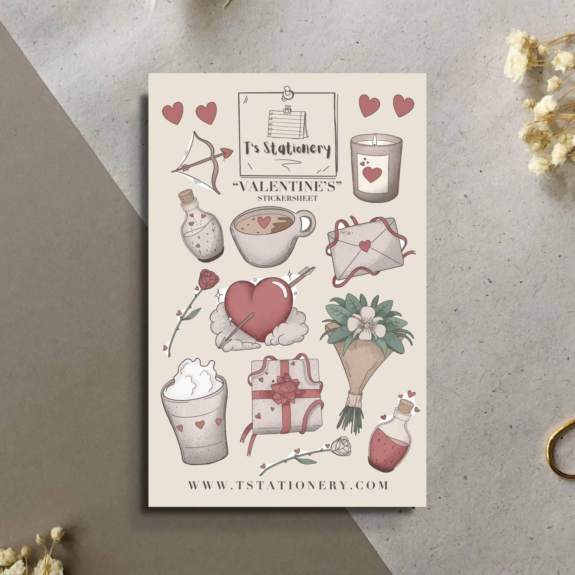 T's Stationery - „Valentijn” - The Dreamer's Bookshop.