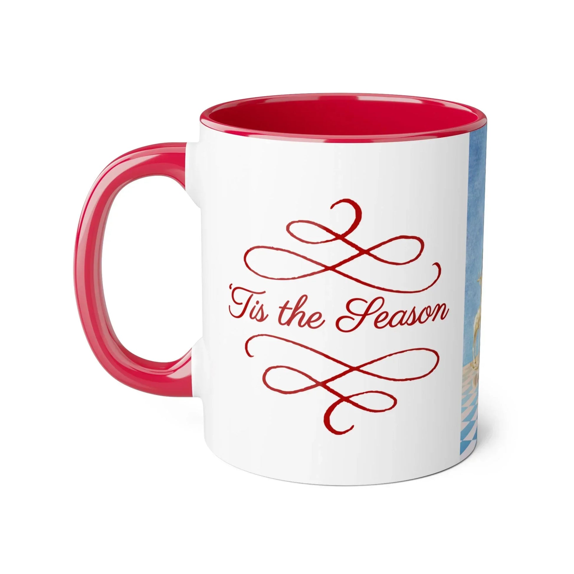 Christmas Tree Decoration Coffee Mug - 11oz Cup tis the Season - The Dreamer's Bookshop.