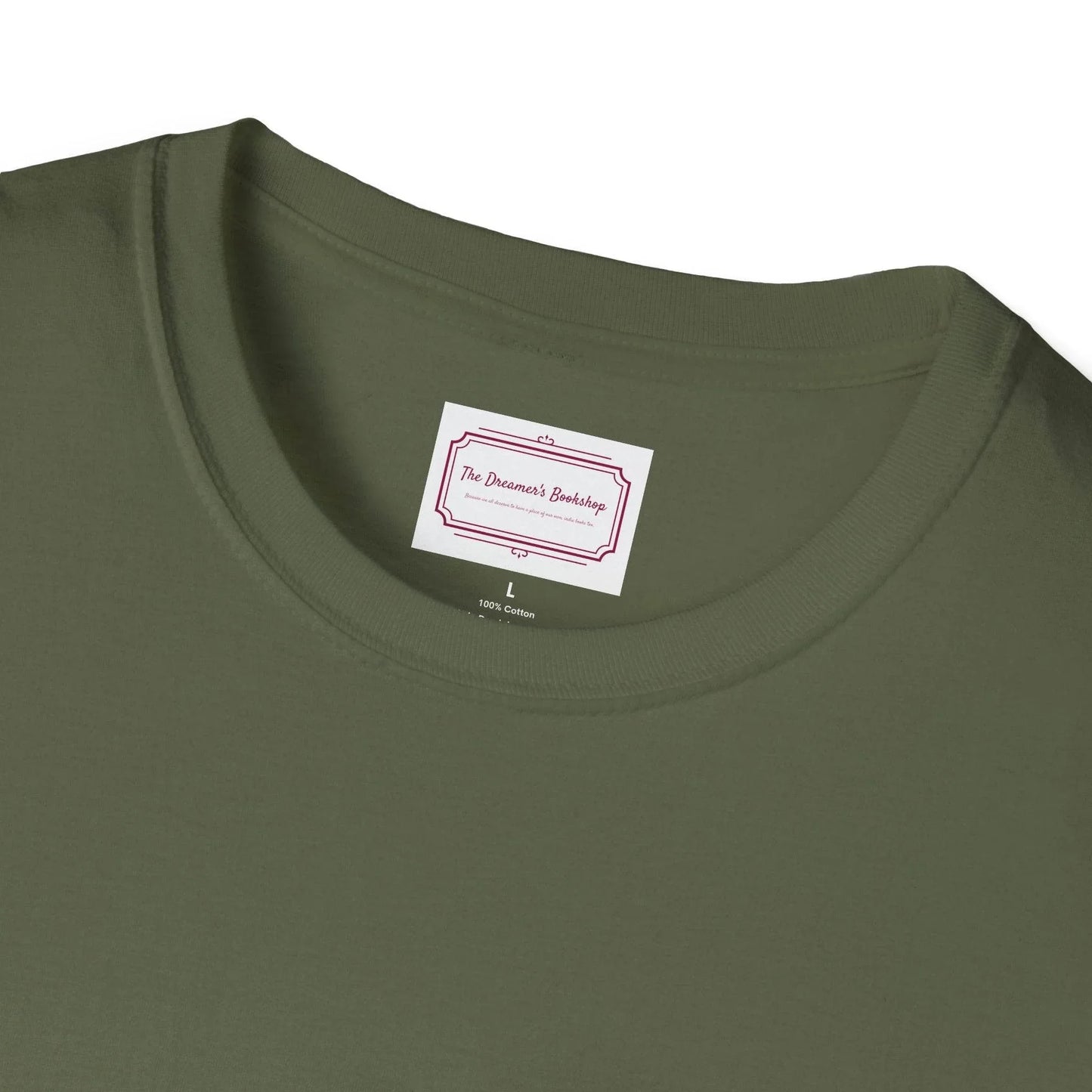 Inspirational Unisex Softstyle T-Shirt - Only those who never dare - The Dreamer's Bookshop.