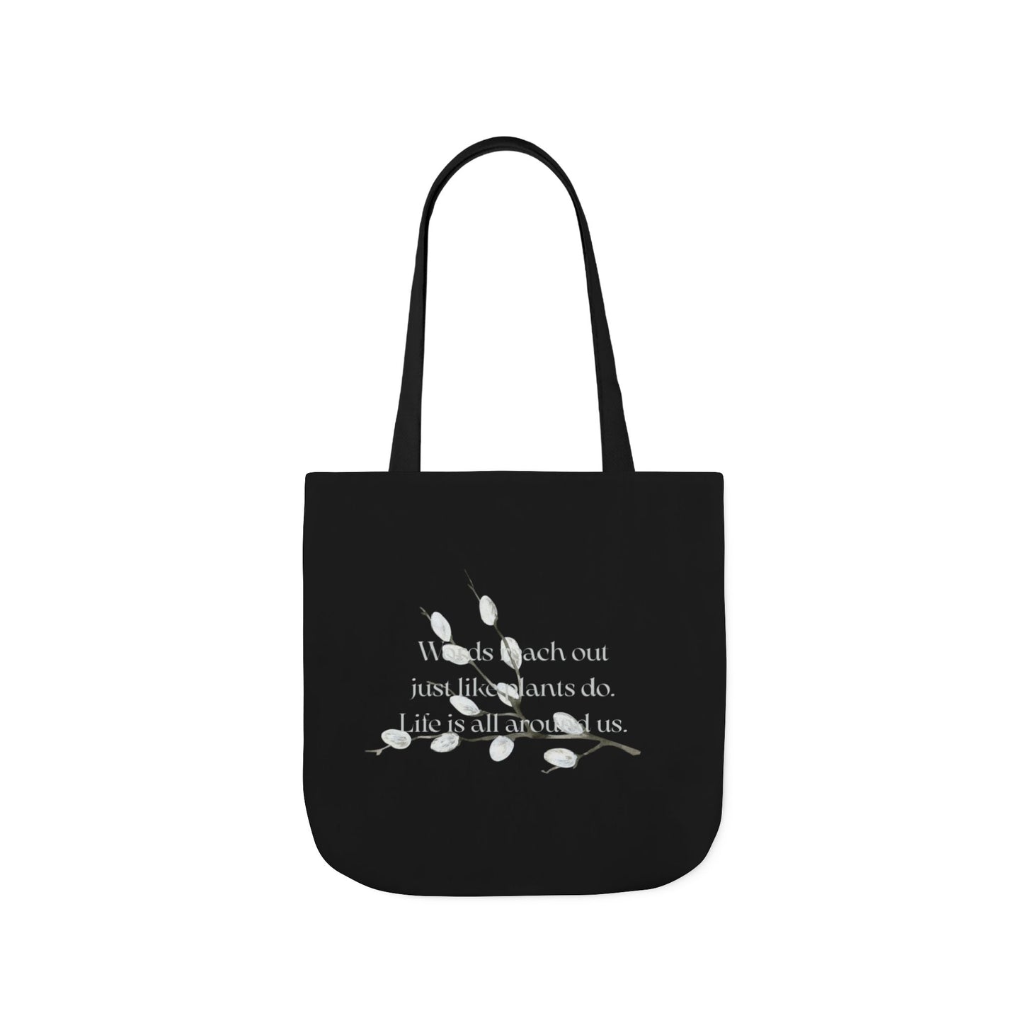 Canvas Tote Bag - "Words Reach Out"