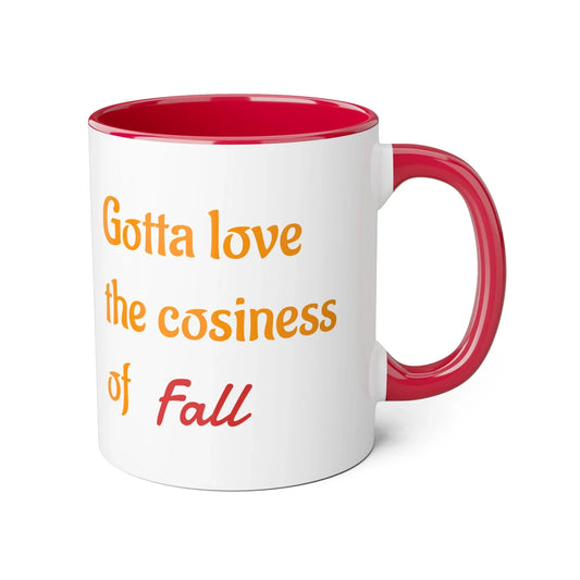 The Cosiness of Fall - 11oz Cup for Booklovers - The Dreamer's Bookshop.