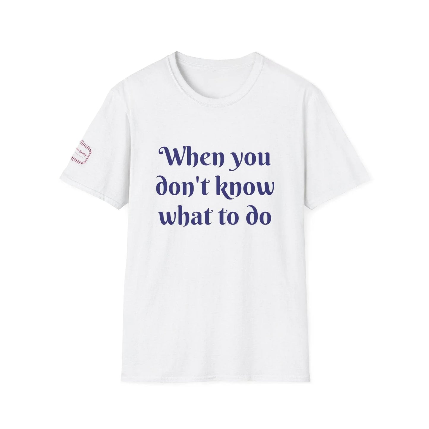 Inspirational Unisex Softstyle T-Shirt - 'Just Breathe' Motivational Design - The Dreamer's Bookshop.