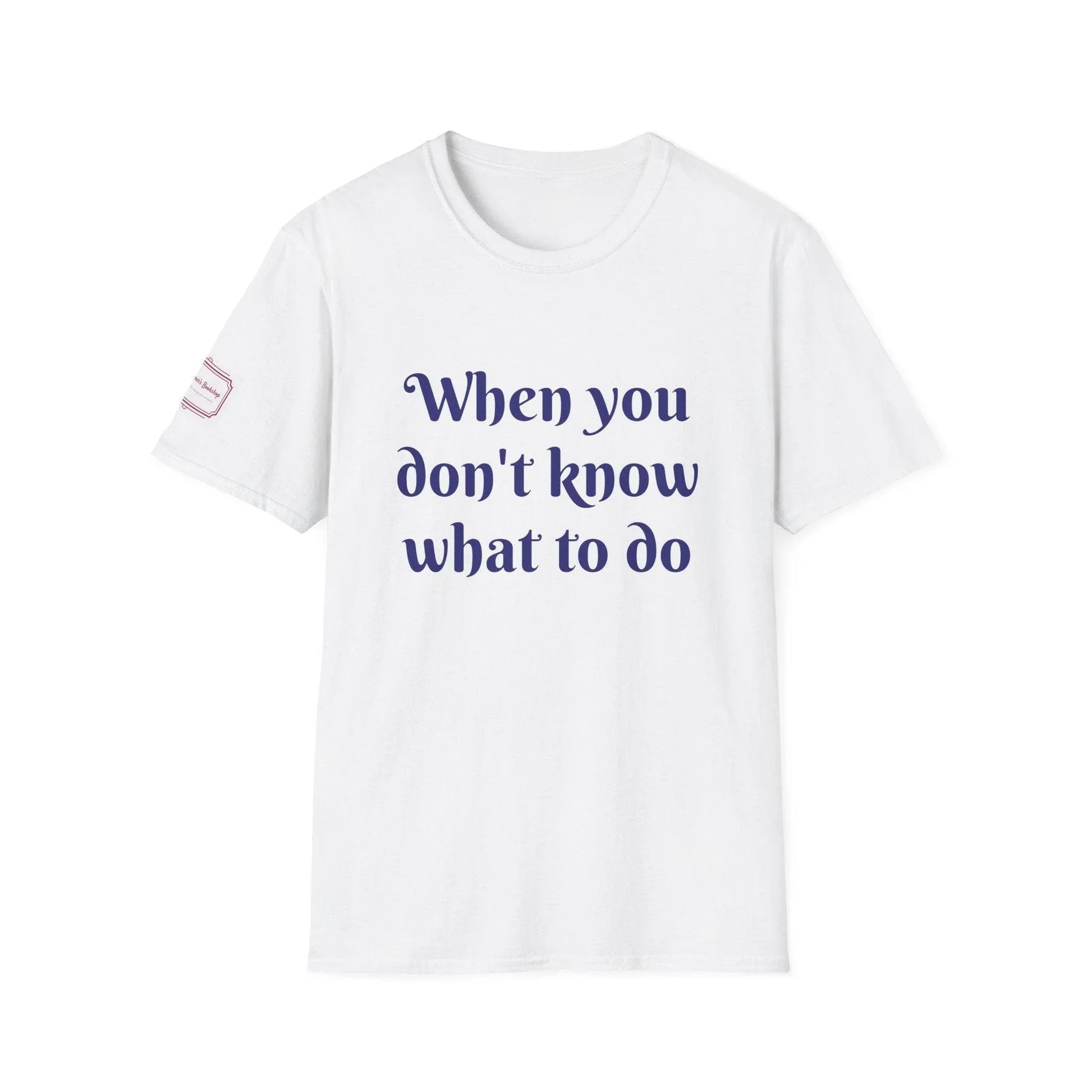 Inspirational Unisex Softstyle T-Shirt - 'Just Breathe' Motivational Design - The Dreamer's Bookshop.
