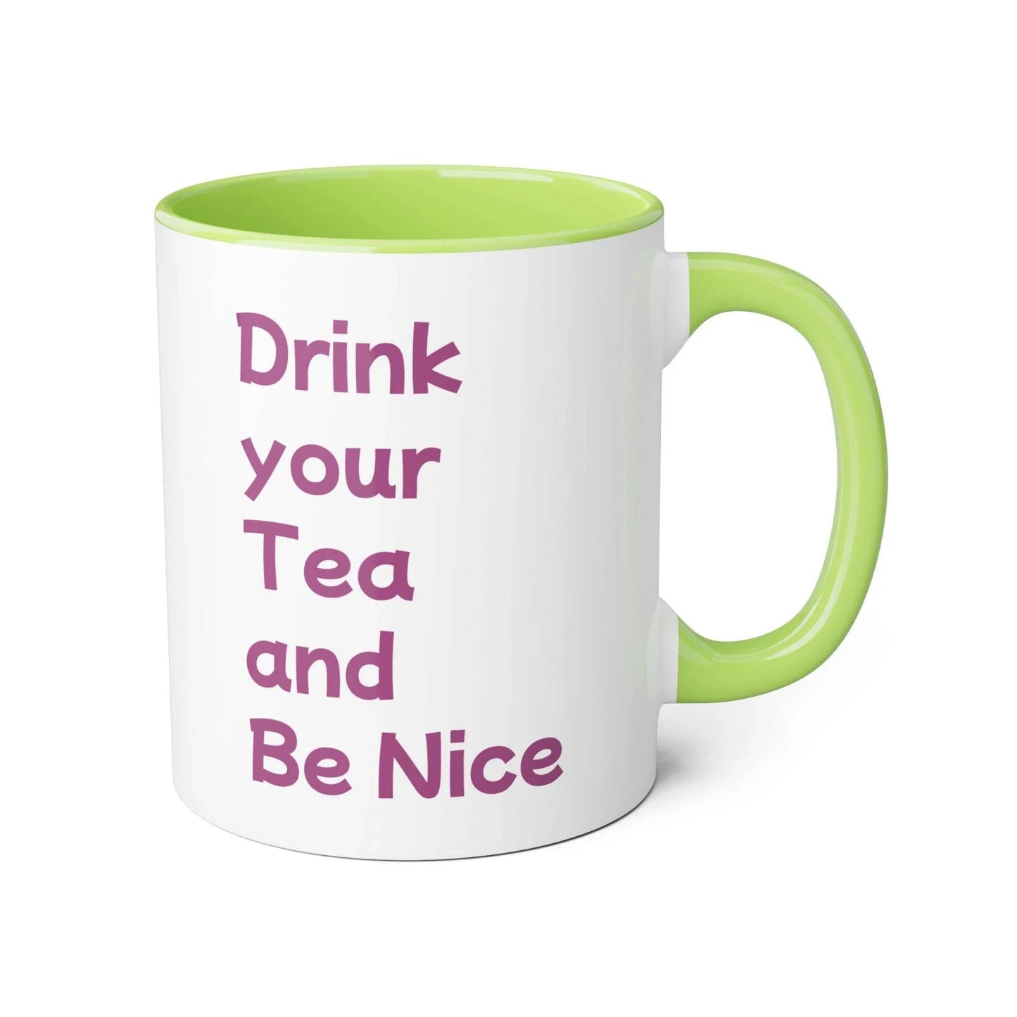 Drink your Tea Mug - 11oz Tea Cup for Cat Lovers - The Dreamer's Bookshop.