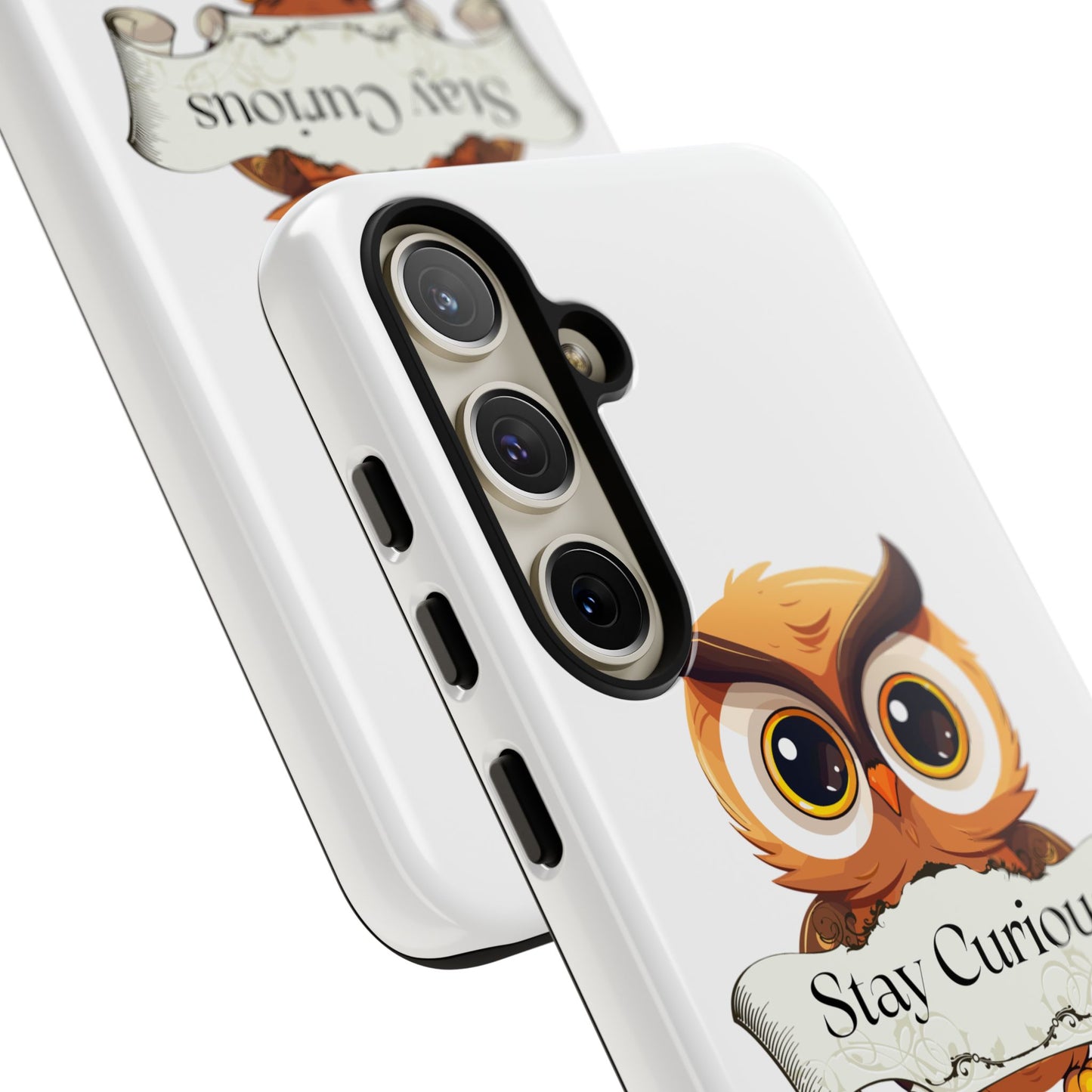 Inspired Phone Case with Stay Curious - The Dreamer's Bookshop Design