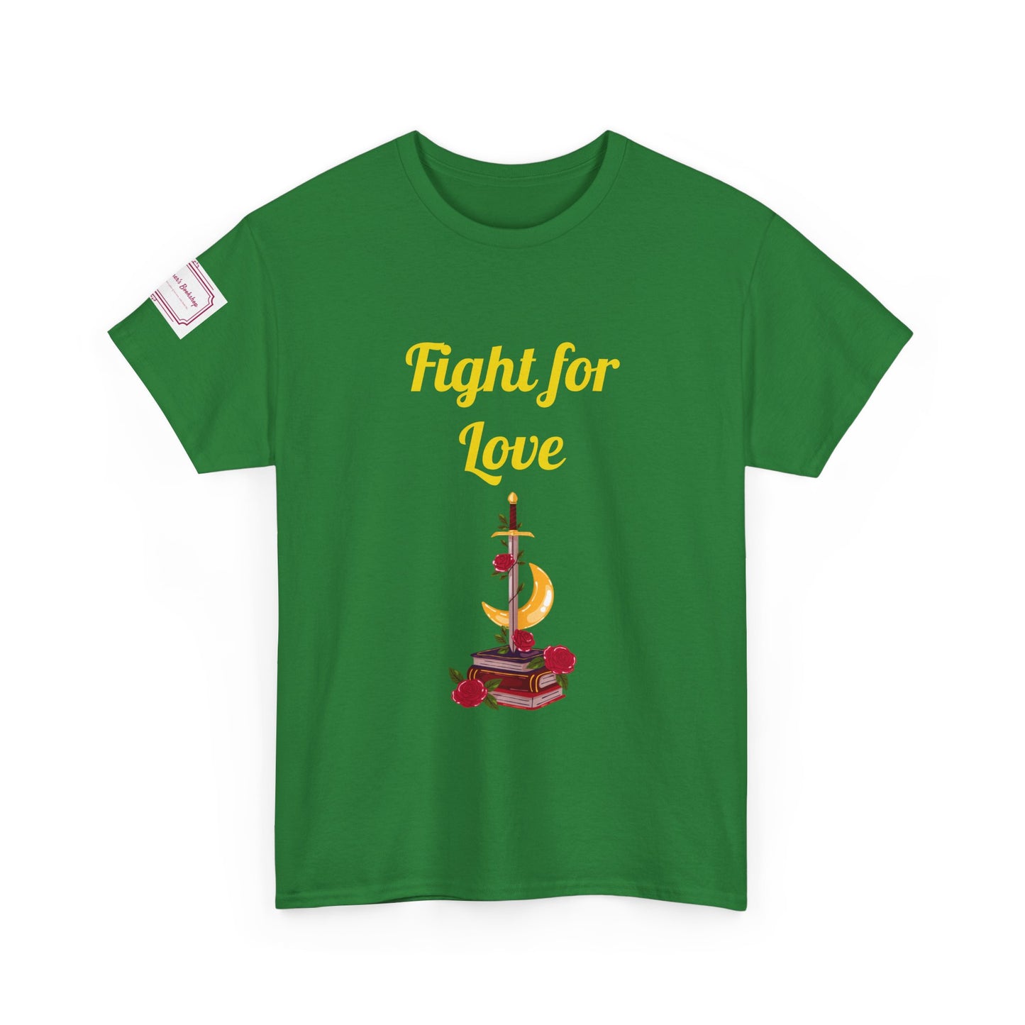 US (Ww) Fight for Love - Graphic Unisex Heavy Cotton Tee - Romance Books