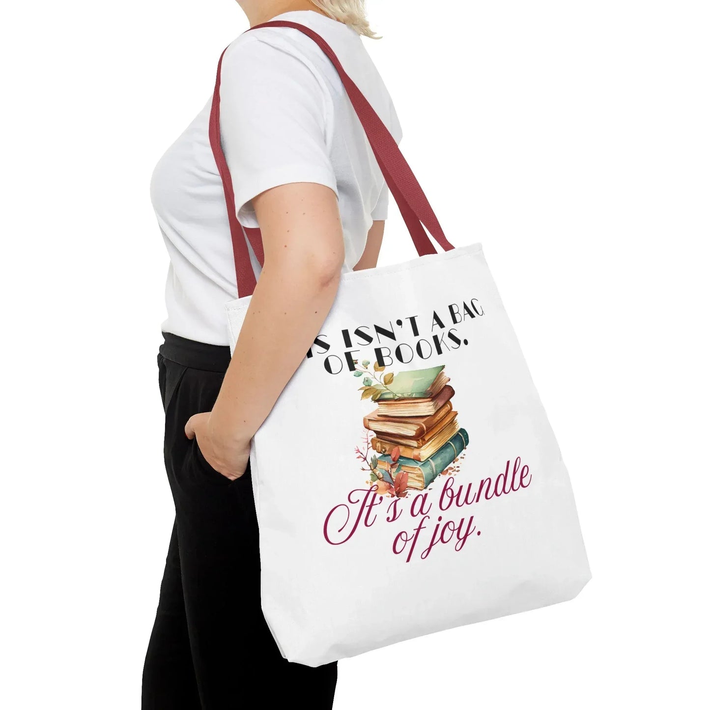 This isn't a Bag of Books - Tote Bag - Cozy Autumn Design - The Dreamer's Bookshop.