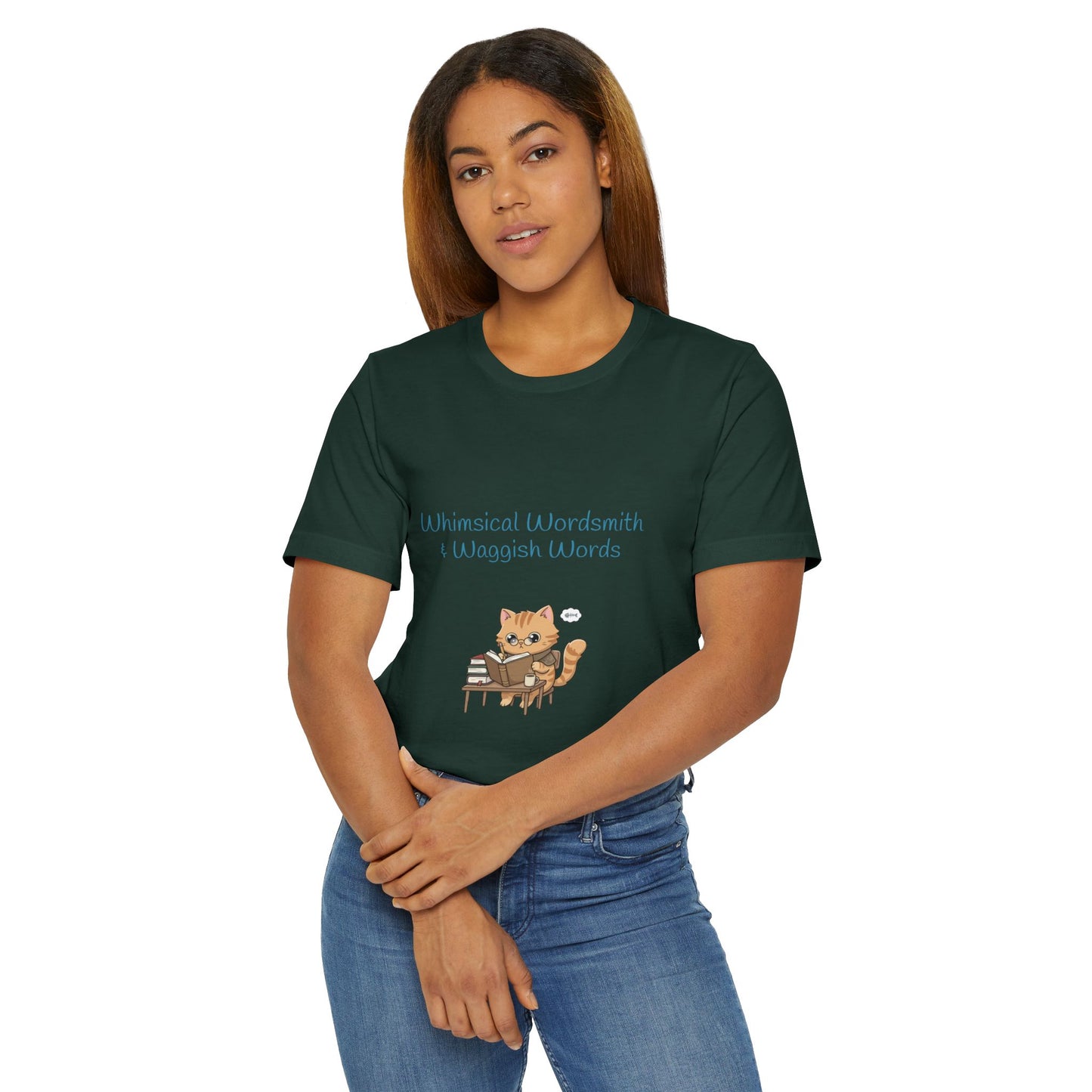 Unisex Jersey T-Shirt - 'Whimsical Wordsmith' Book lovers