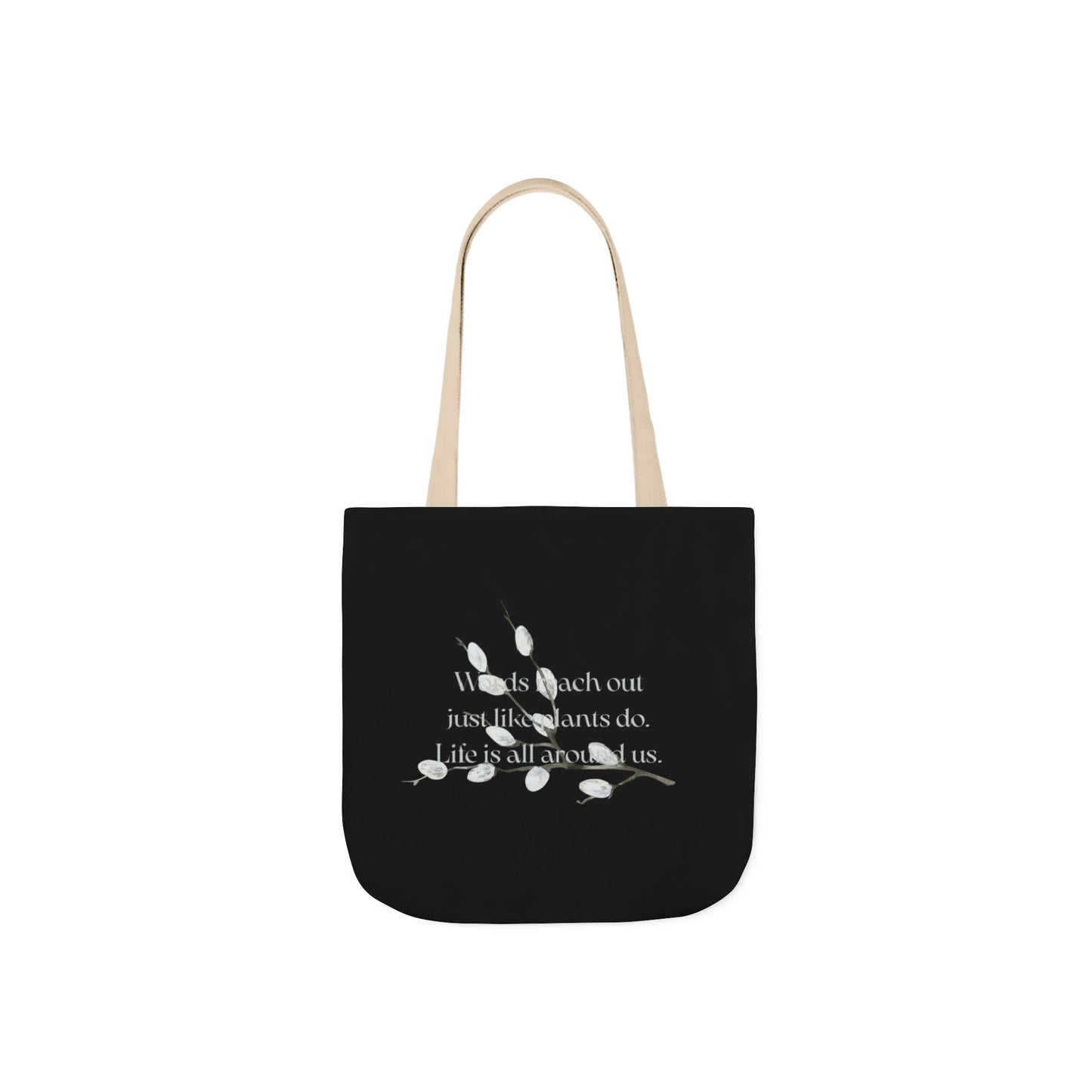 Canvas Tote Bag - "Words Reach Out"