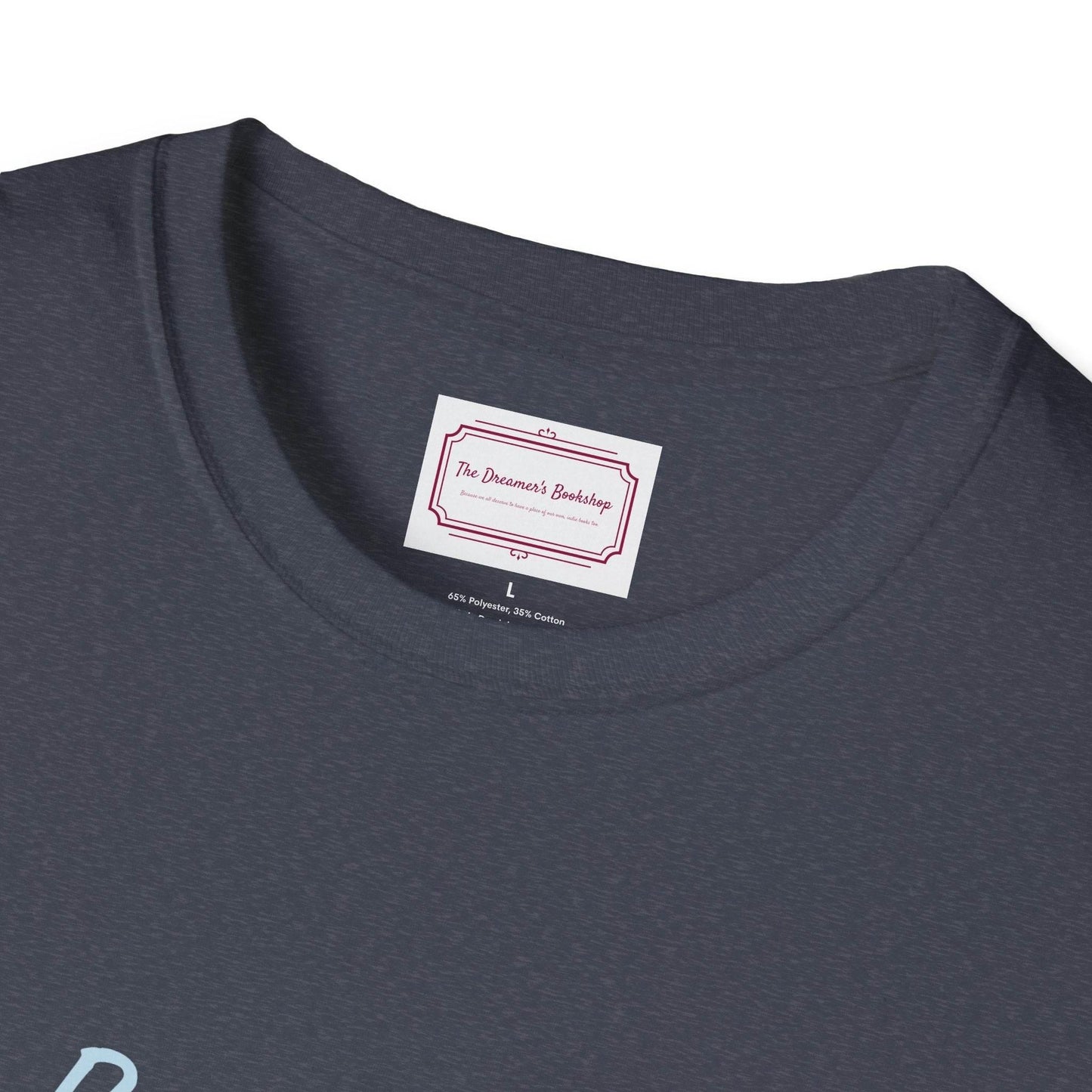 Books Are Reflection Unisex Softstyle T-Shirt - Literary Quote Tee - The Dreamer's Bookshop.