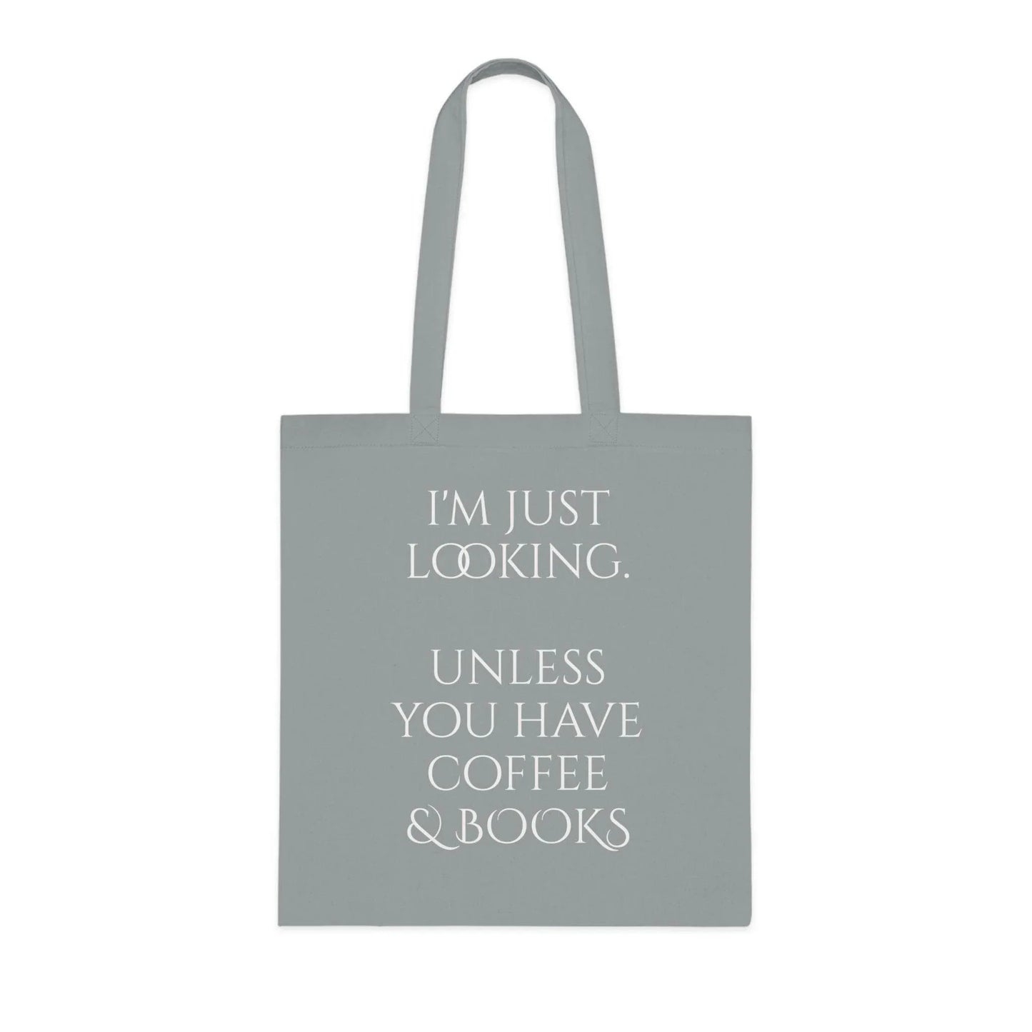 Coffee & Books Cotton Tote - Perfect for Book Lovers - The Dreamer's Bookshop.