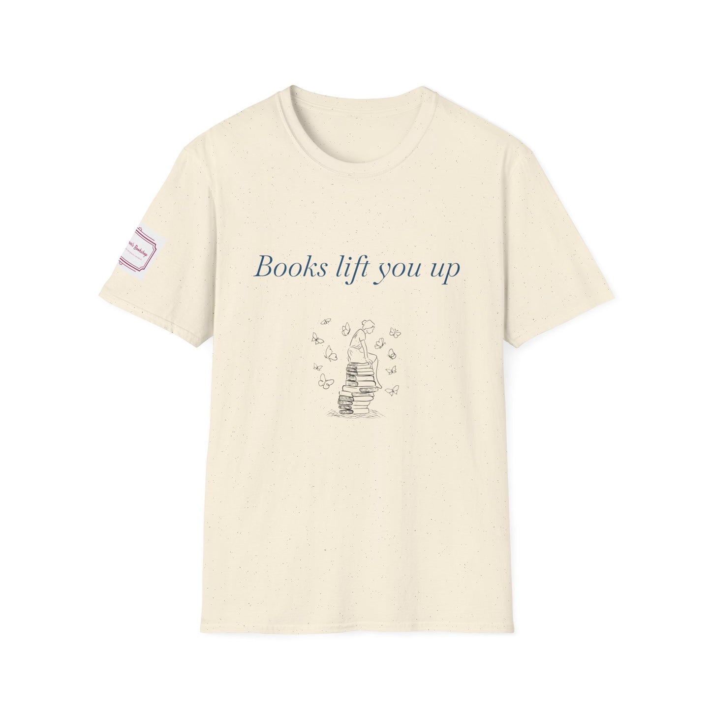Inspirational Unisex T-Shirt - Books Lift You Up