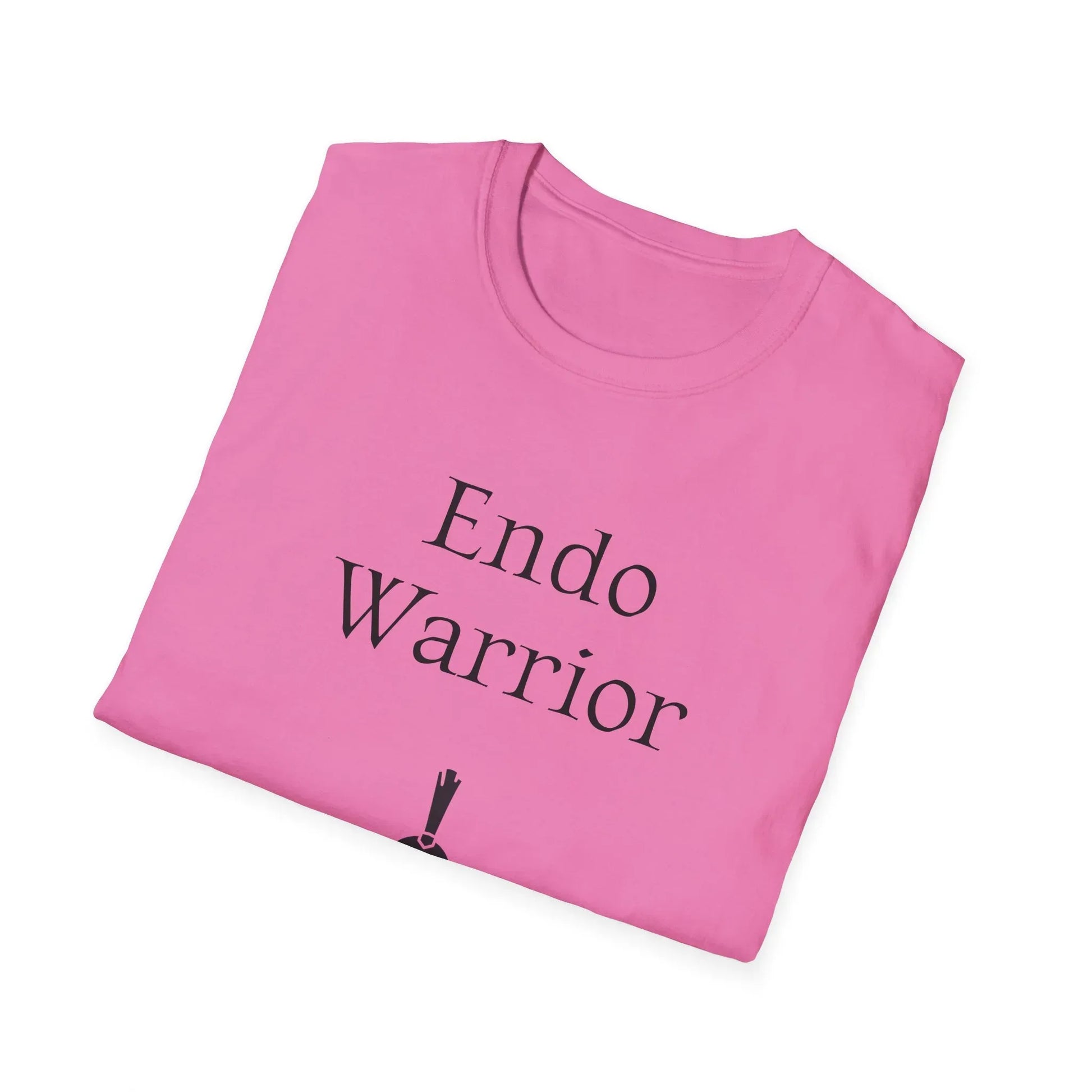 Endometriosis Warrior Unisex Softstyle T-Shirt - Empowering Battle for Women's Health - The Dreamer's Bookshop.