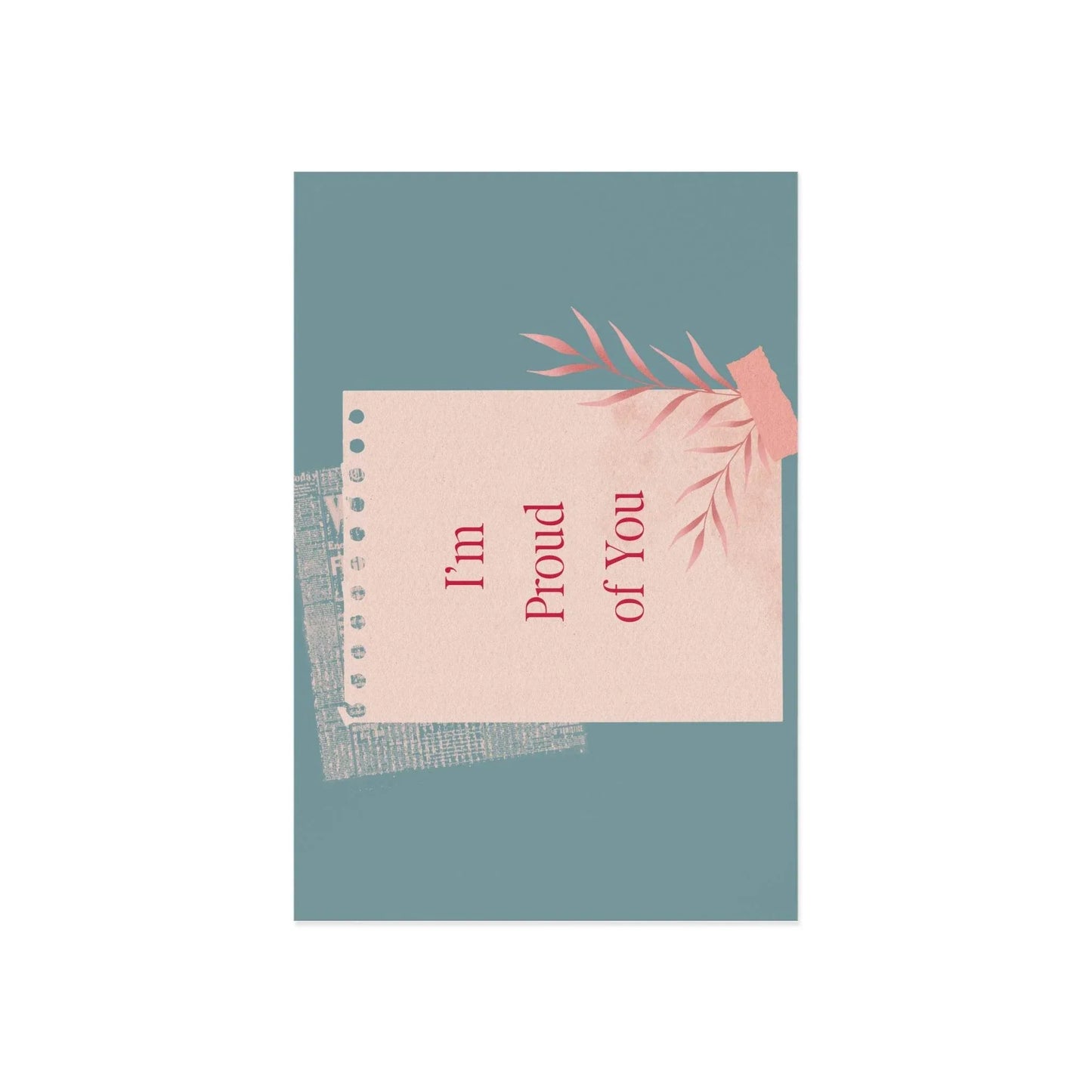 The Dreamer's Bookshop Appreciation "I'm Proud of You" Print Card - The Dreamer's Bookshop.