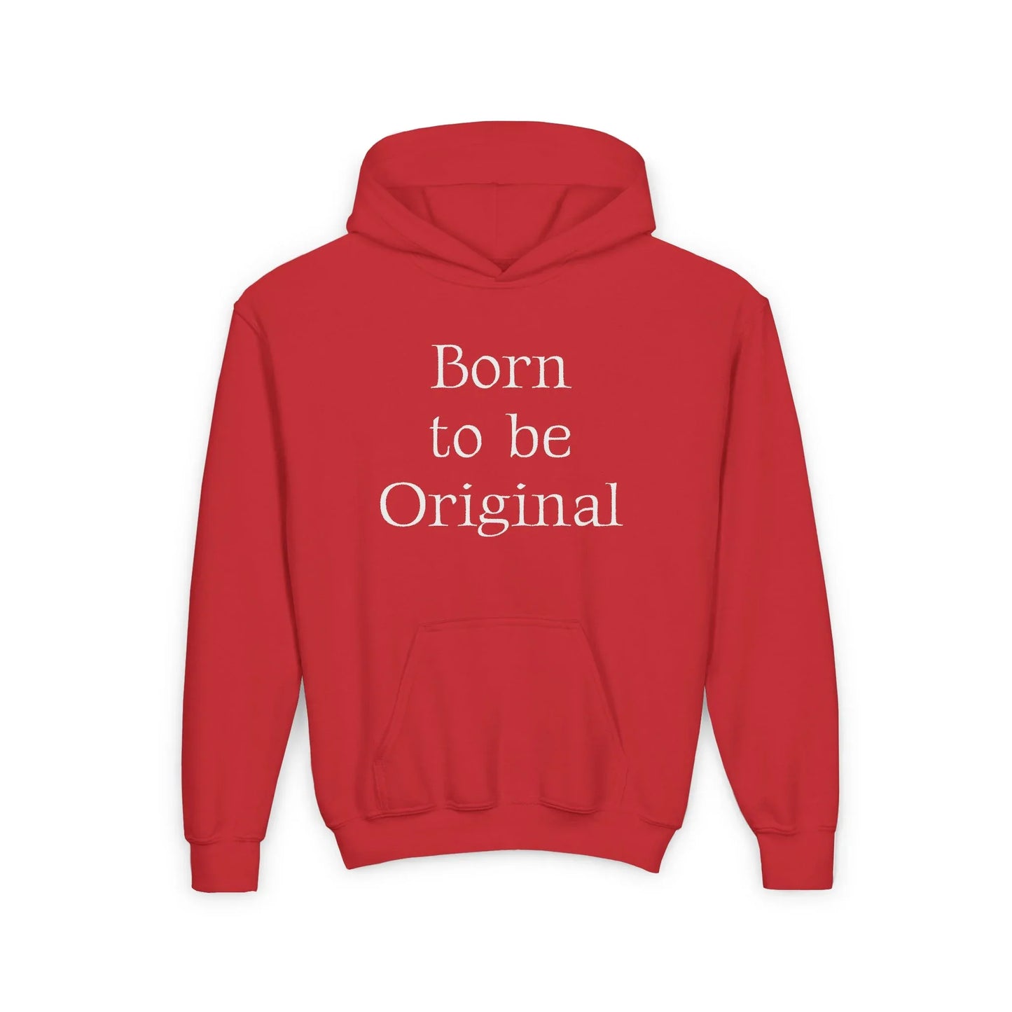 US (Ww) - Youth Heavy Blend Hooded Sweatshirt - "Born to be Original" & "Created by a Creator of Worlds" - The Dreamer's Bookshop.