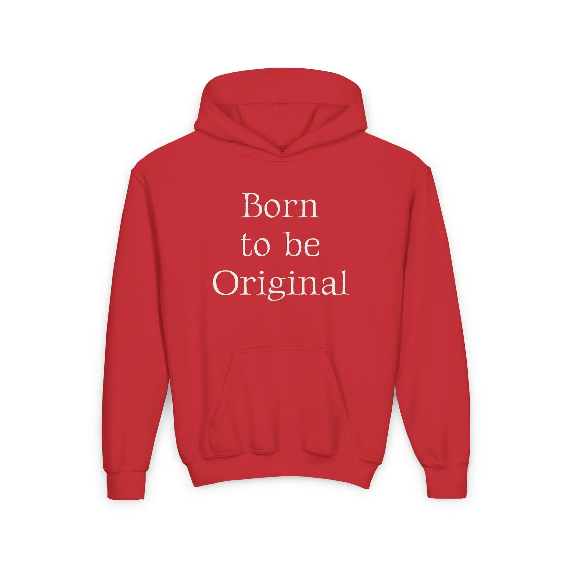US (Ww) - Youth Heavy Blend Hooded Sweatshirt - "Born to be Original" & "Created by a Creator of Worlds" - The Dreamer's Bookshop.