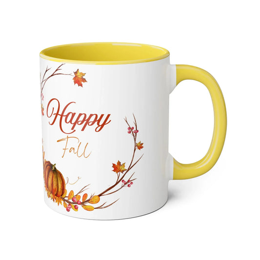 Happy Fall - 11oz Cup for Booklovers - The Dreamer's Bookshop.