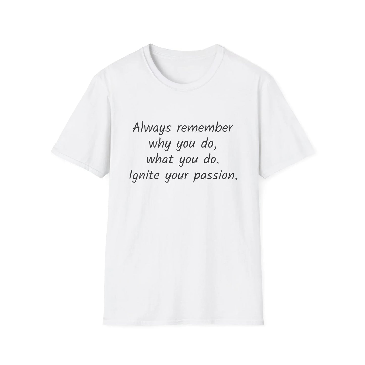 Inspirational Unisex T-Shirt - "Ignite Your Passion" - The Dreamer's Bookshop.