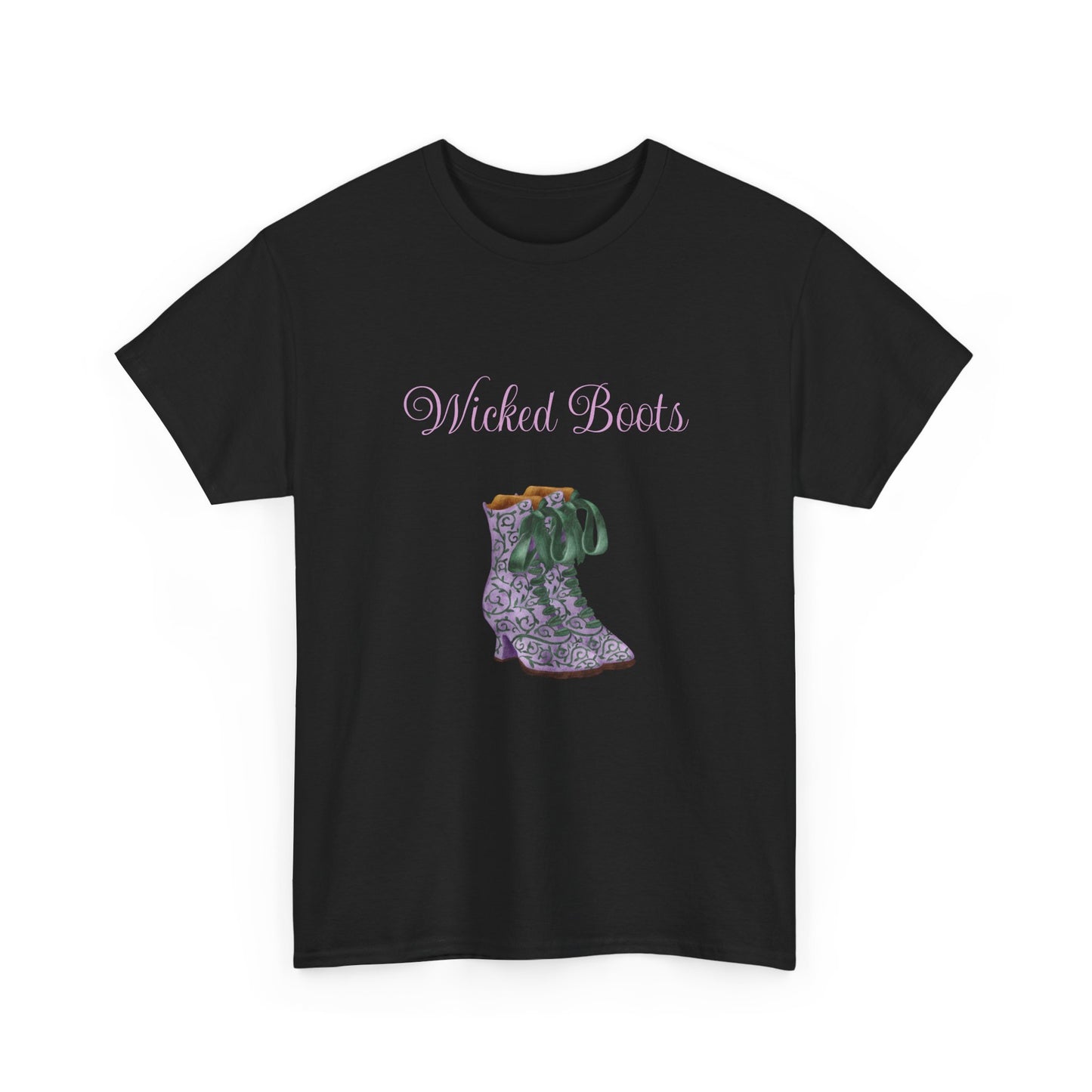 Wicked Boots Graphic Tee - Unisex Heavy Cotton T-Shirt for Nature Lovers
