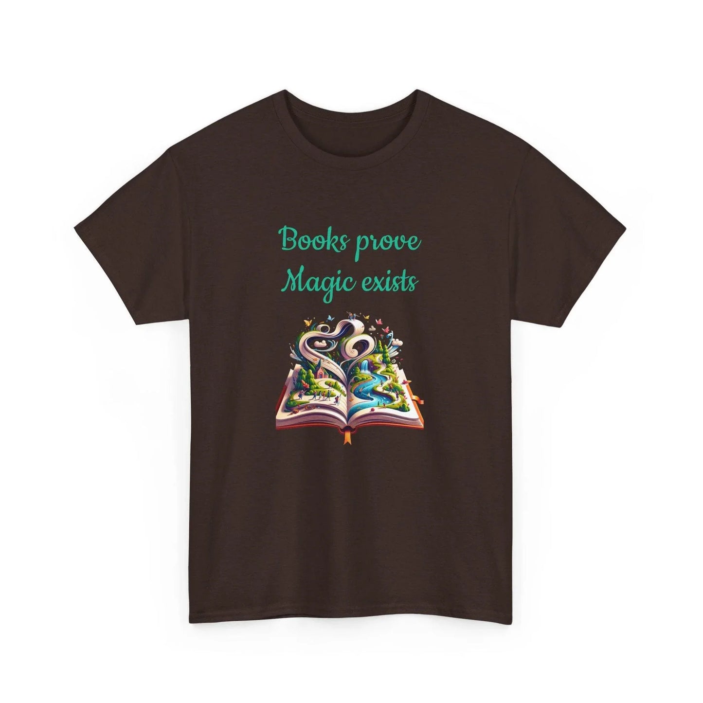 Magic Exists -A Unisex Heavy Cotton Tee - Perfect Gift for Book Lovers - The Dreamer's Bookshop.