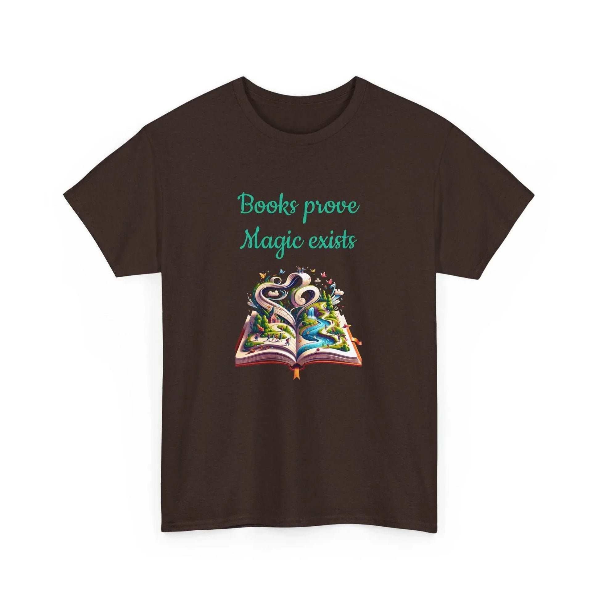 Magic Exists -A Unisex Heavy Cotton Tee - Perfect Gift for Book Lovers - The Dreamer's Bookshop.