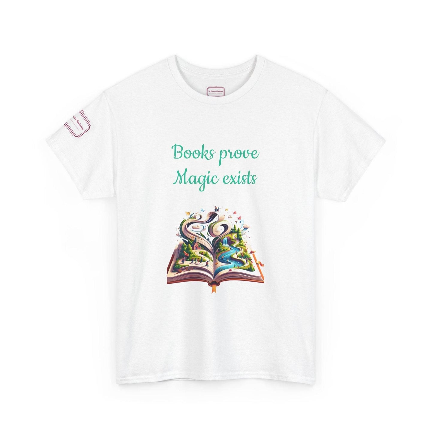 Magic exists - Unisex Heavy Cotton Tee - Perfect for Book Lovers - The Dreamer's Bookshop.