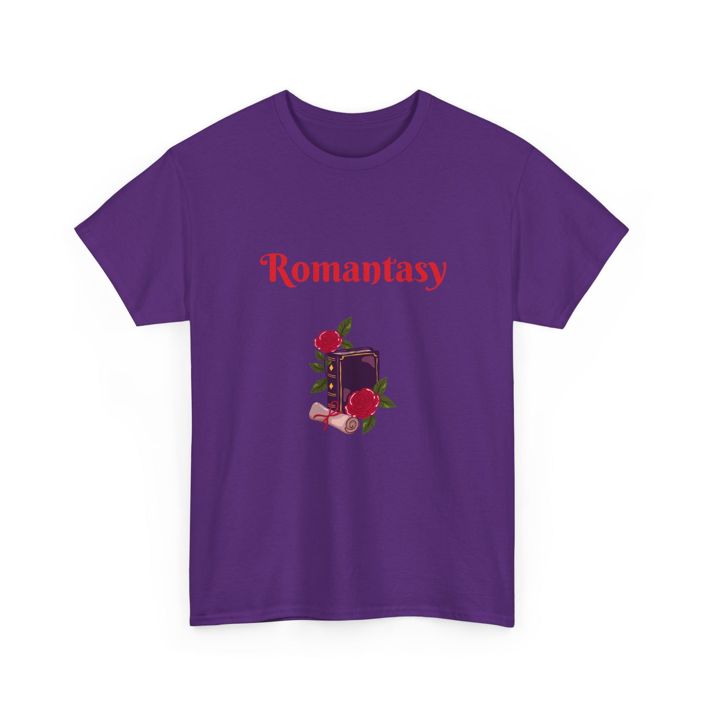 Fantasy -  Graphic Tee - Unisex Heavy Cotton T-Shirt Romantasy Books