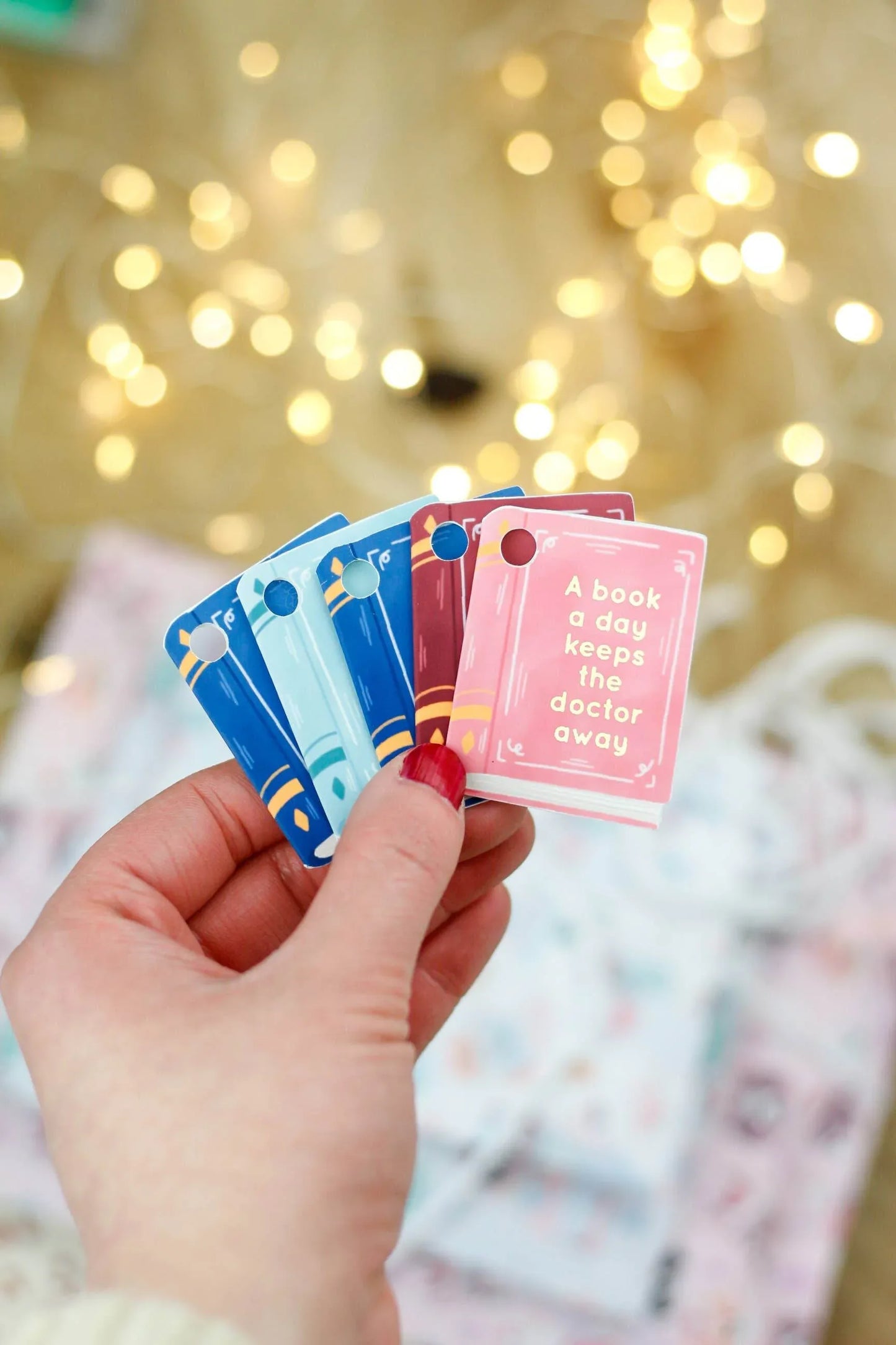 My Sweet Paper Card - Cadeaukaartjes voor boeken - Set van 5 cadeaukaartjes - The Dreamer's Bookshop.
