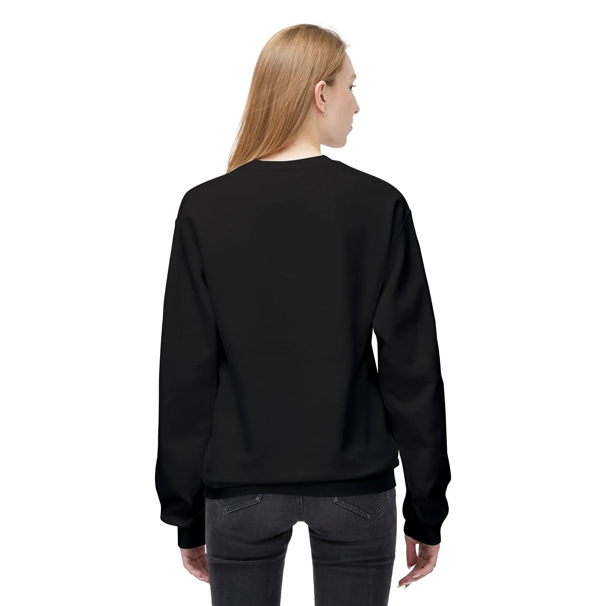 Winter Deer - Unisex Fleece Crewneck Sweatshirt - The Dreamer's Bookshop.