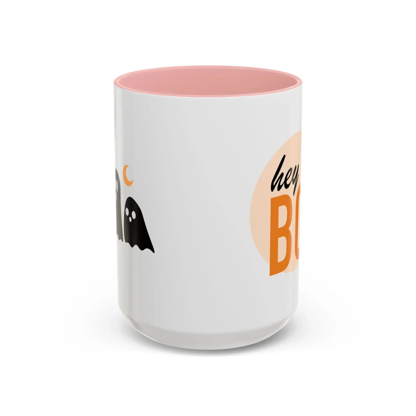 Hey Boo Spooky Coffee Mug - 11oz & 15oz Halloween - The Dreamer's Bookshop.