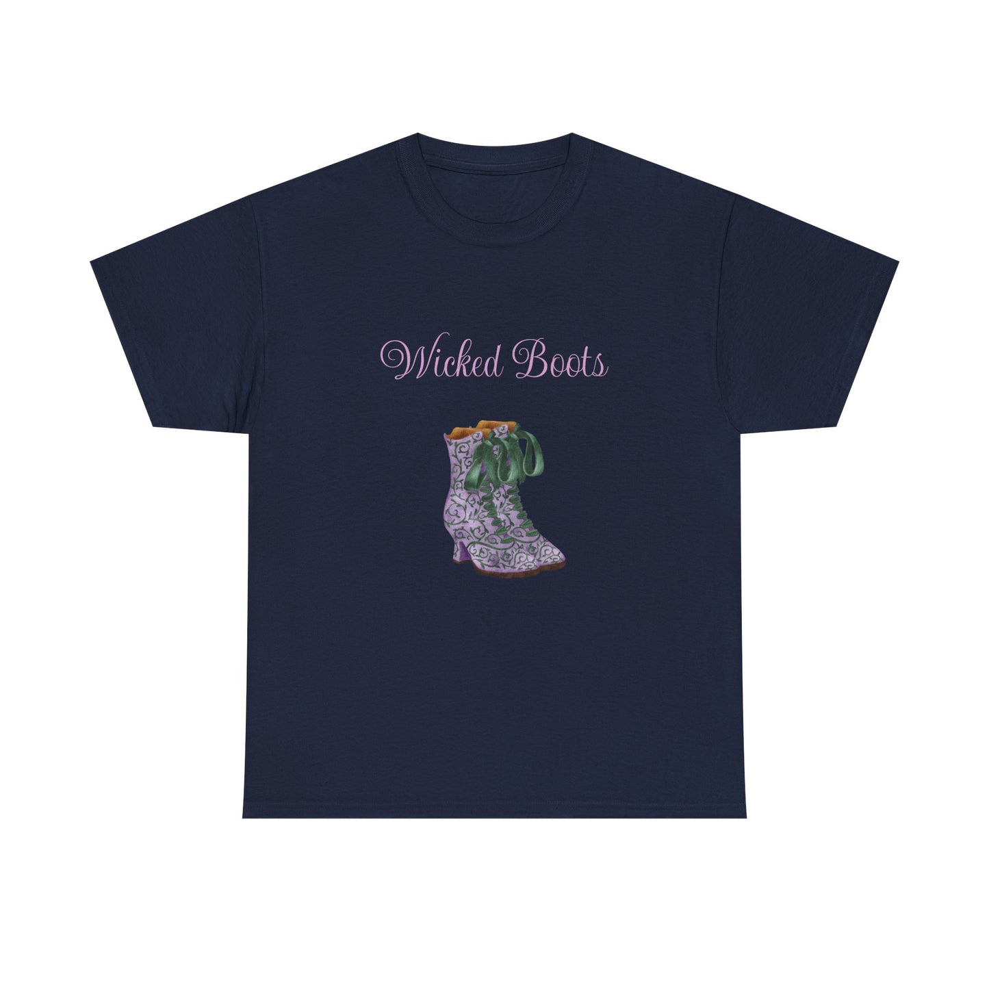 Wicked Boots Graphic Tee - Unisex Heavy Cotton T-Shirt for Nature Lovers