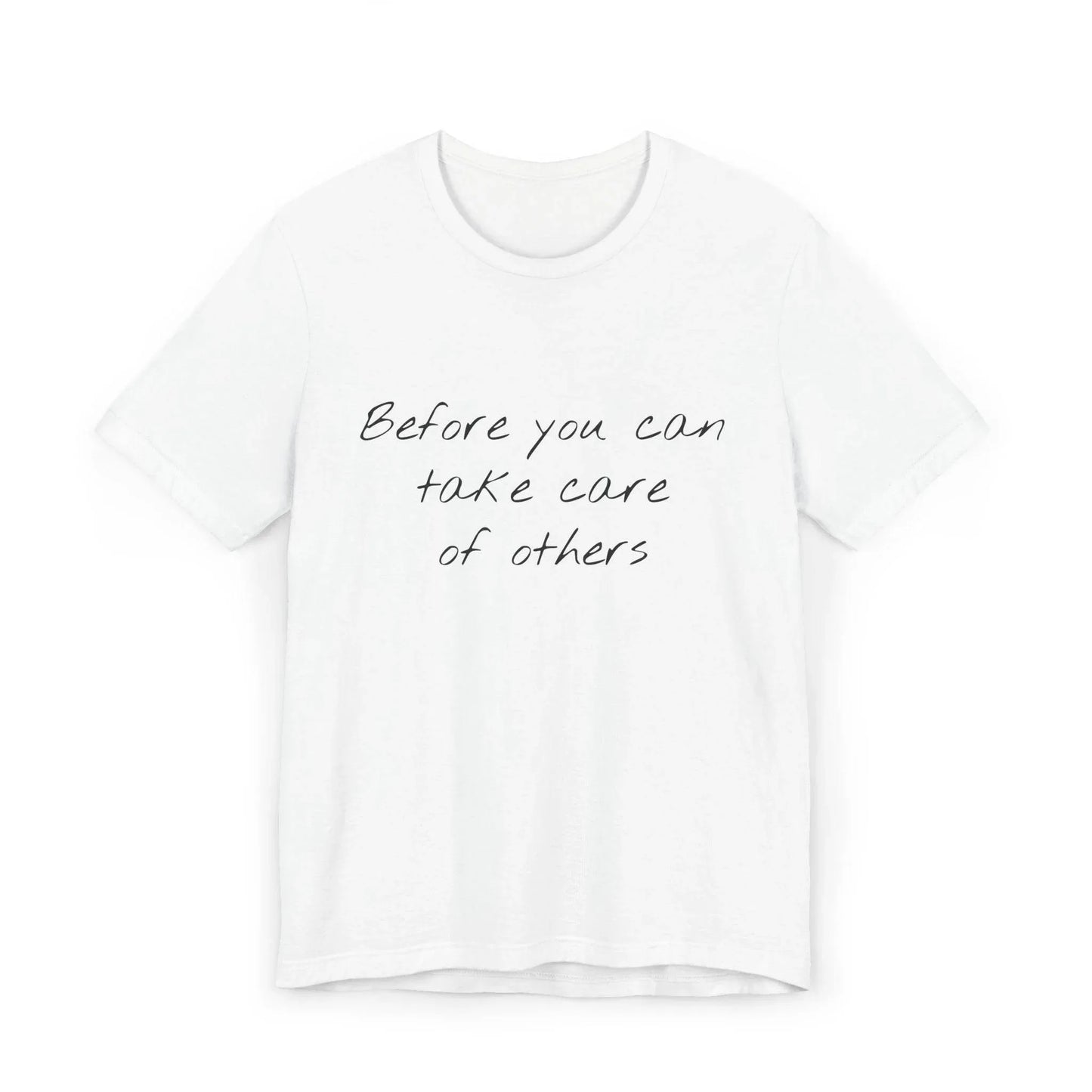 Unisex Jersey T-Shirt - 'Take Care' Inspirational - The Dreamer's Bookshop.