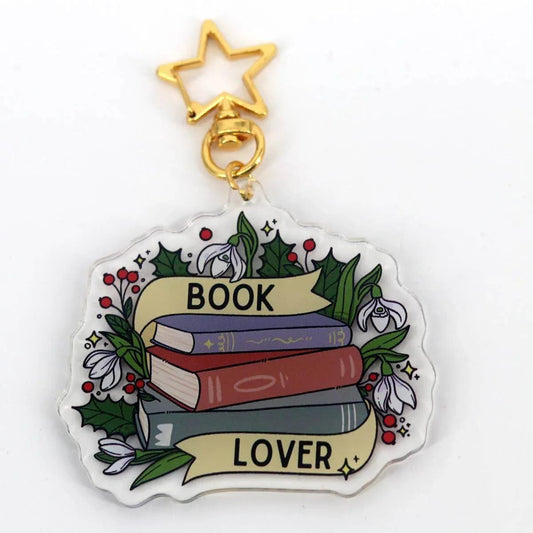 Sleutelhanger Acryl Book Lover - The Dreamer's Bookshop.