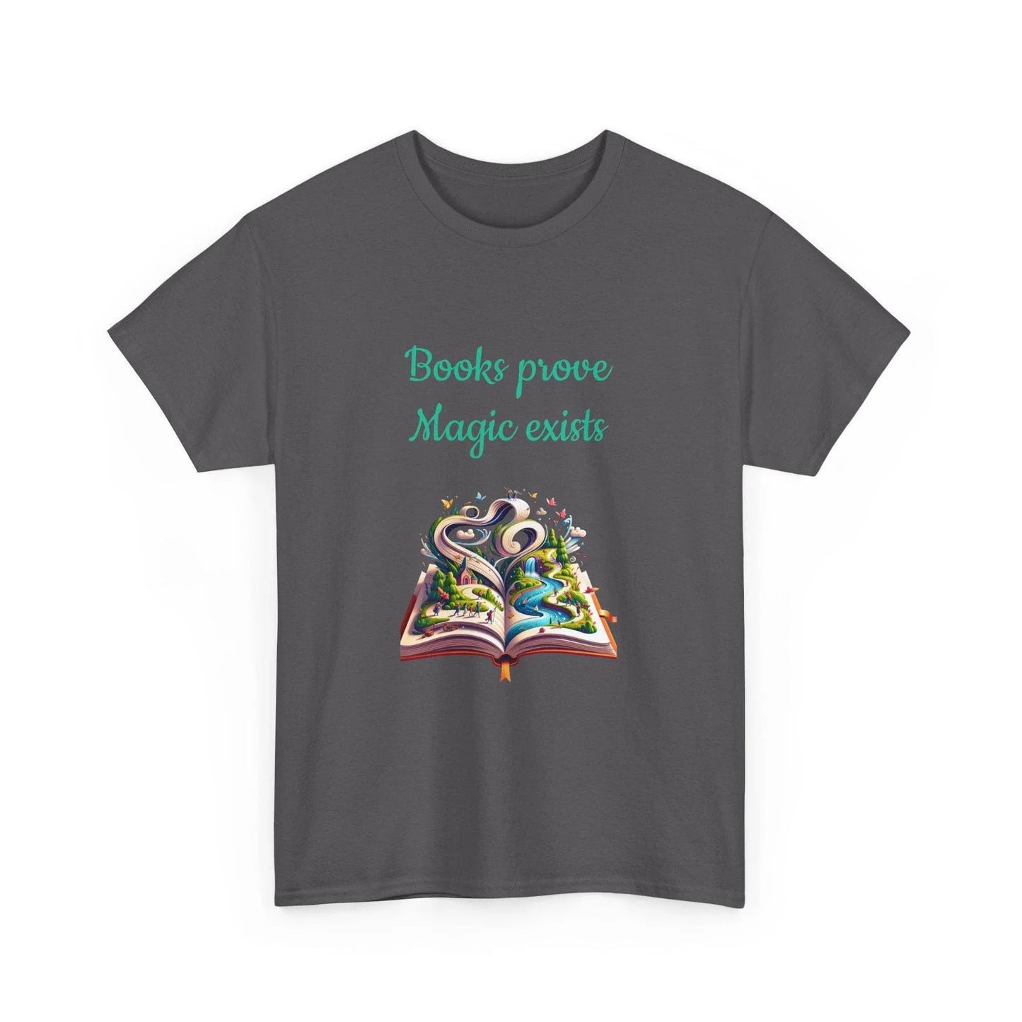Magic Exists -A Unisex Heavy Cotton Tee - Perfect for Book Lovers - The Dreamer's Bookshop.