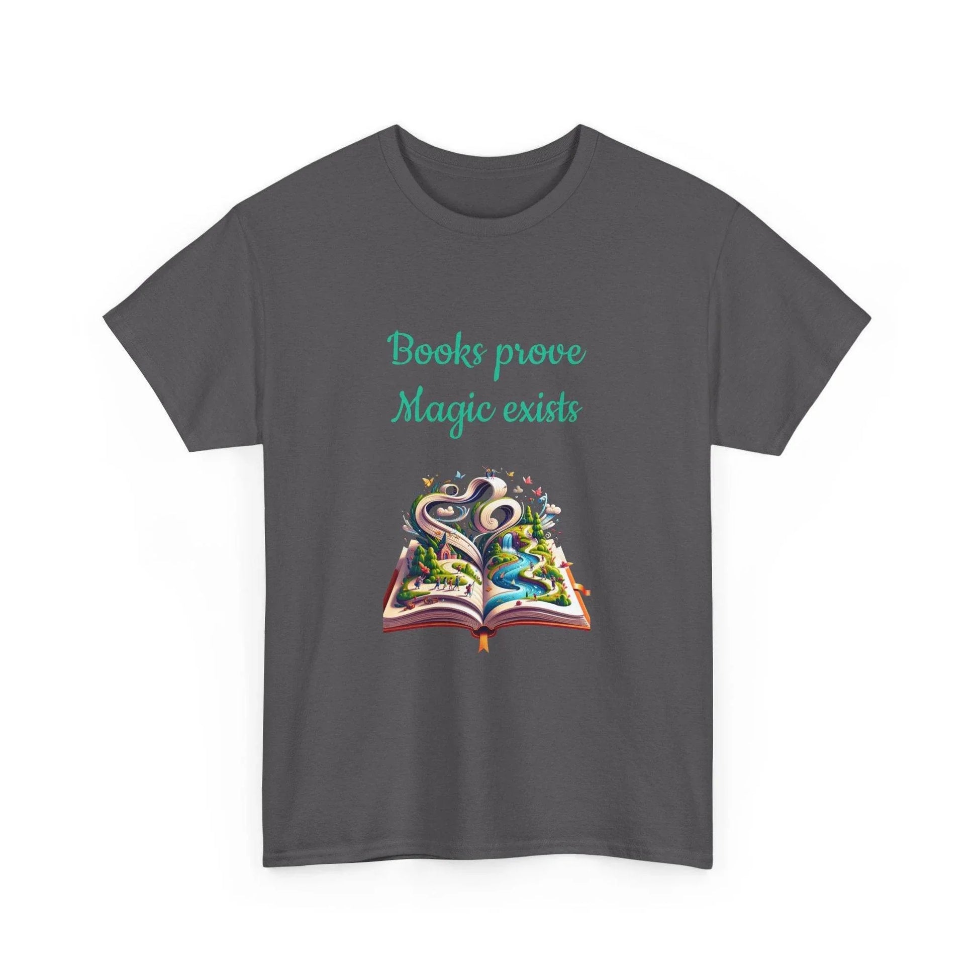 Magic Exists -A Unisex Heavy Cotton Tee - Perfect for Book Lovers - The Dreamer's Bookshop.