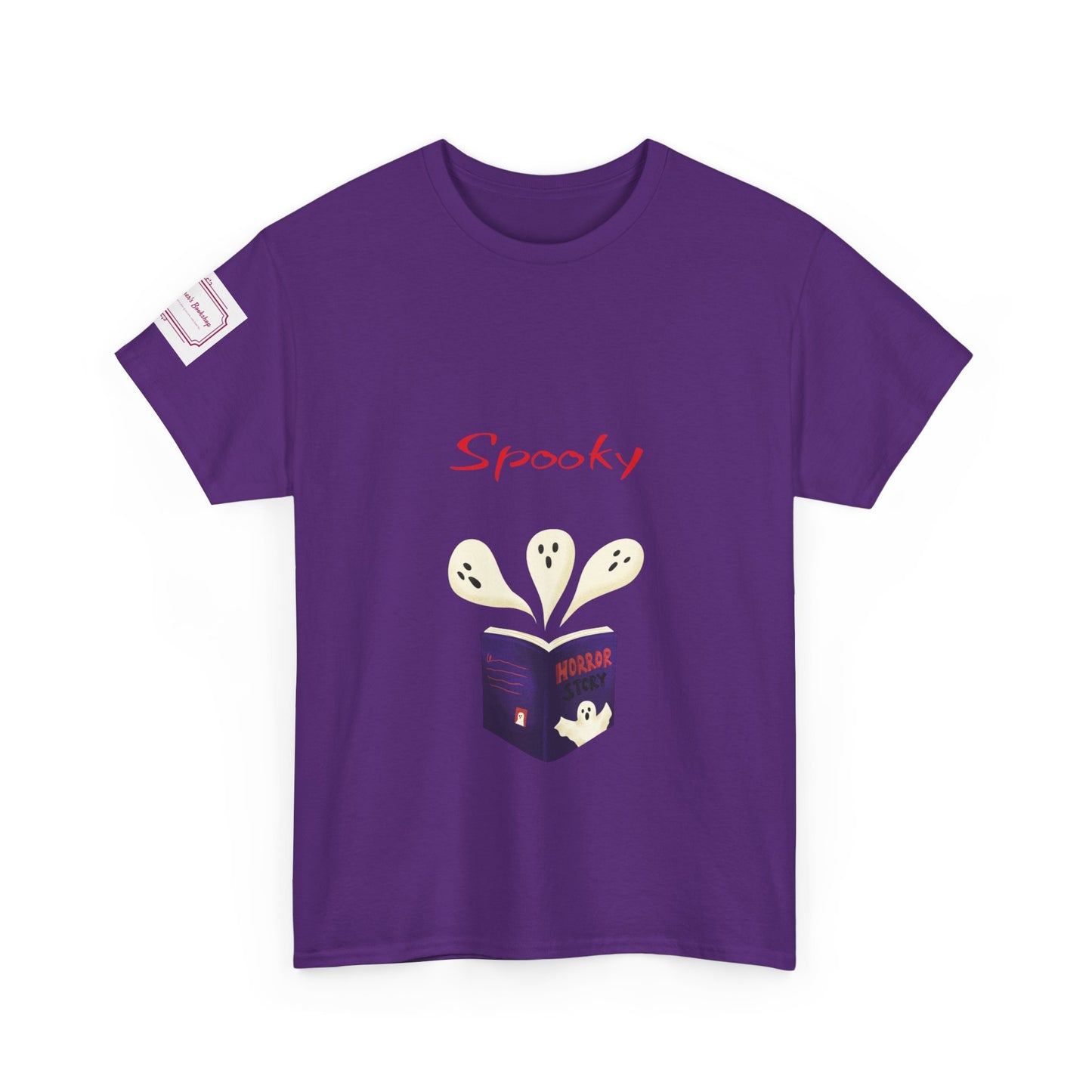 UK - Fiction -  Unisex Heavy Cotton Tee - Spooky Books