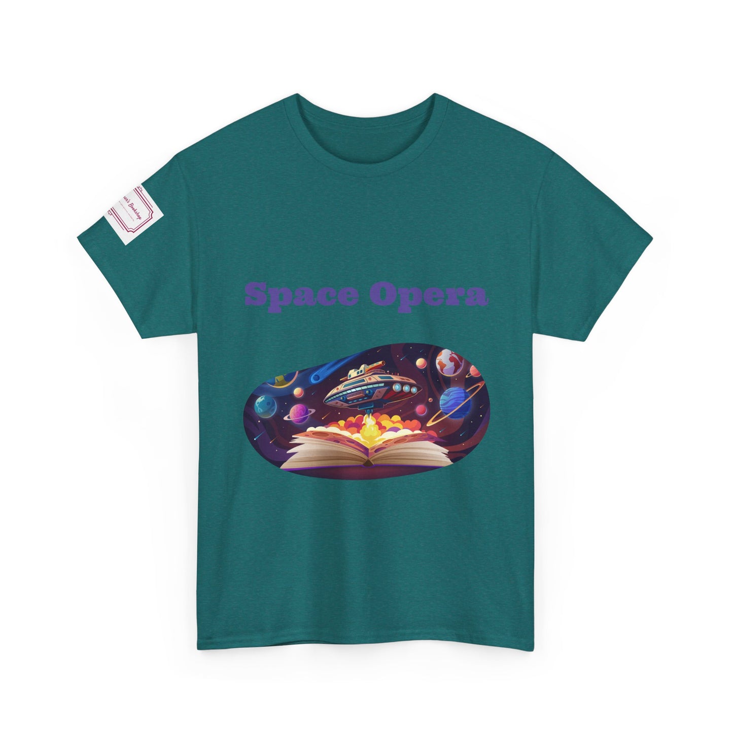 Space Opera  - Unisex Heavy Cotton Tee - Sci-Fi Books