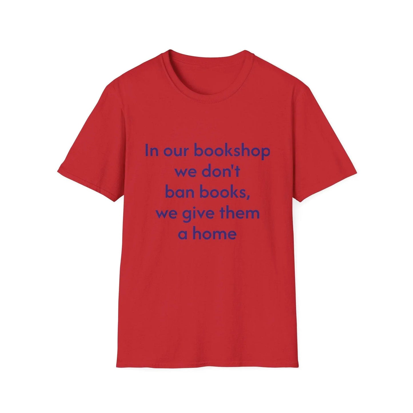 Unisex Softstyle T-Shirt - 'In our bookshop' - The Dreamer's Bookshop.