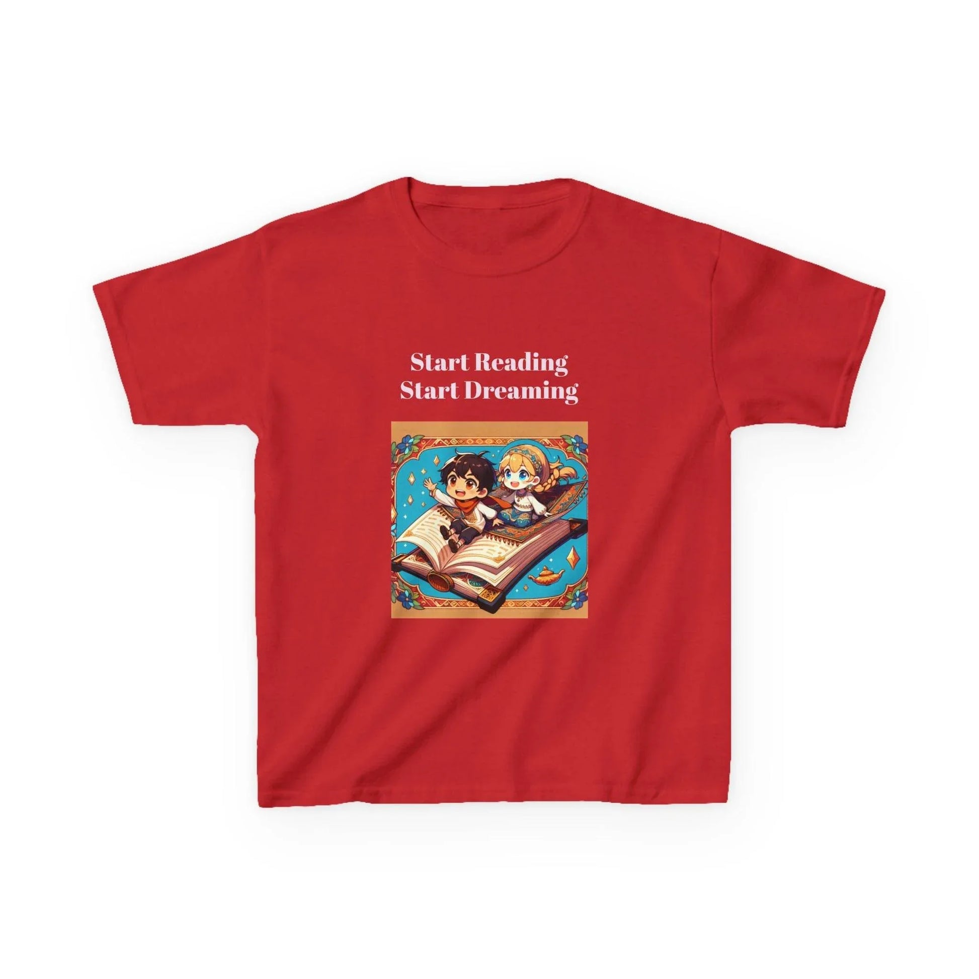 EU - Kids Start Reading Start Dreaming Tee - The Dreamer's Bookshop.