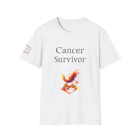 Cancer Survivor Unisex Softstyle T-Shirt - Empowering Graphic Tee for Mental Health Awareness - The Dreamer's Bookshop.