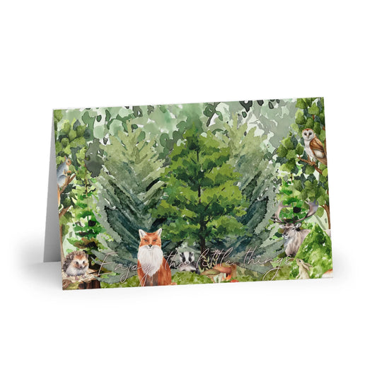 The Dreamer's Bookshop "Forest" Enjoy the Little Things Card - The Dreamer's Bookshop.