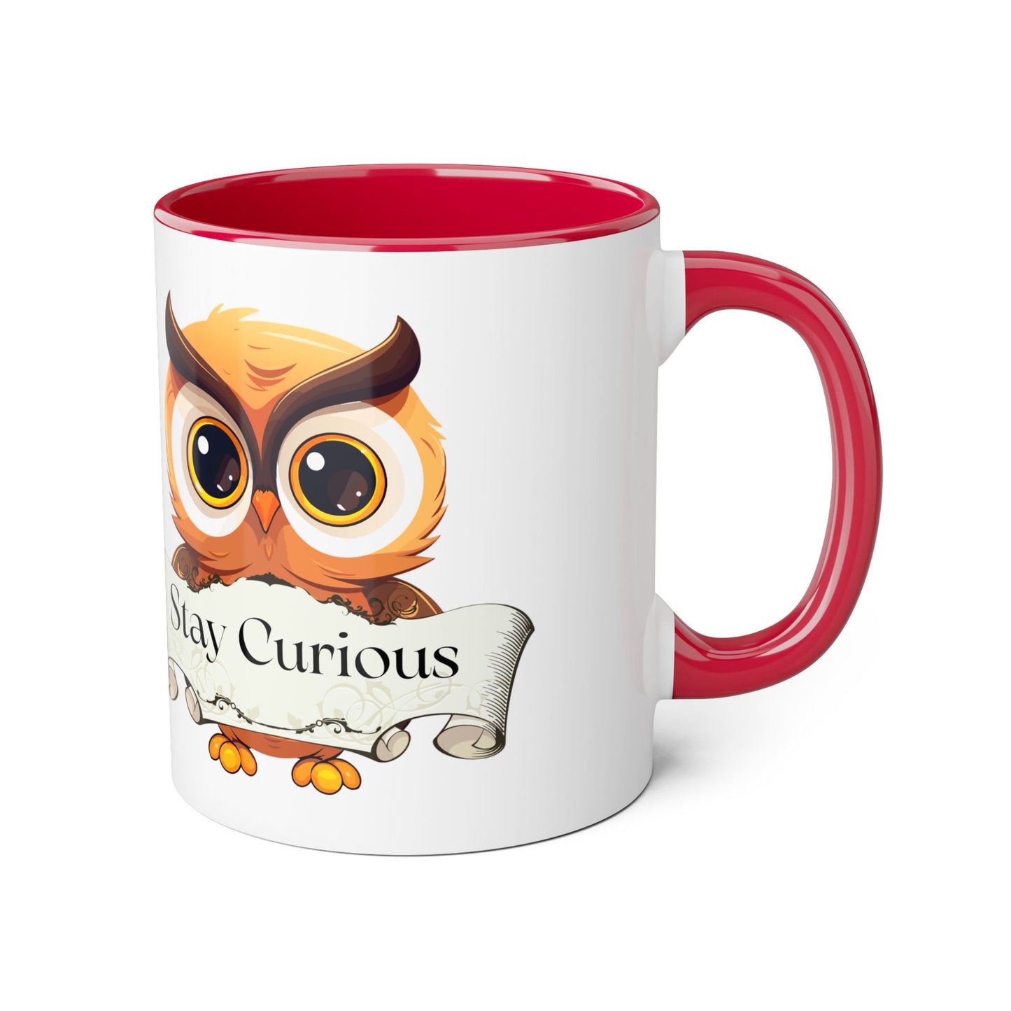 Stay Curious Mug - 11oz Coffee Cup for Book Lovers