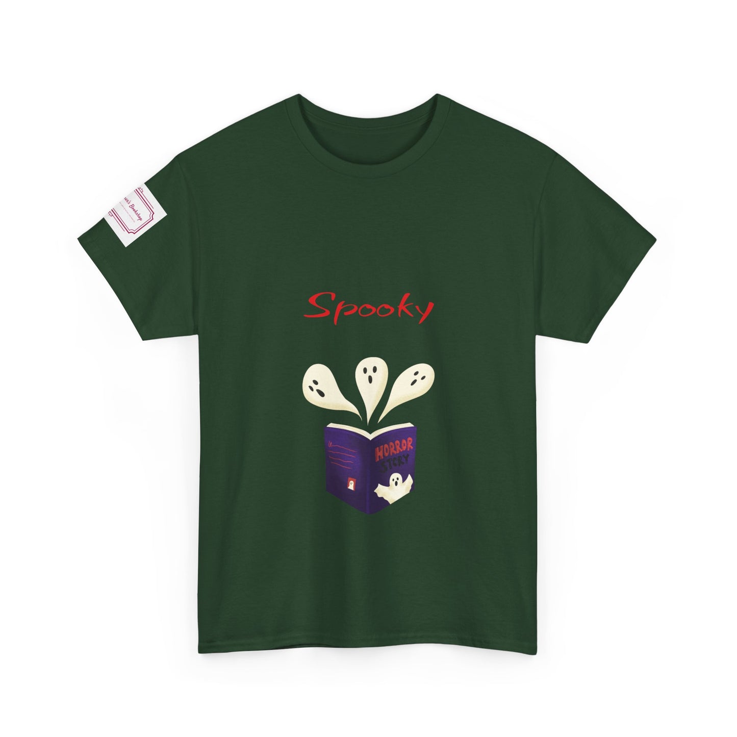 UK - Fiction -  Unisex Heavy Cotton Tee - Spooky Books