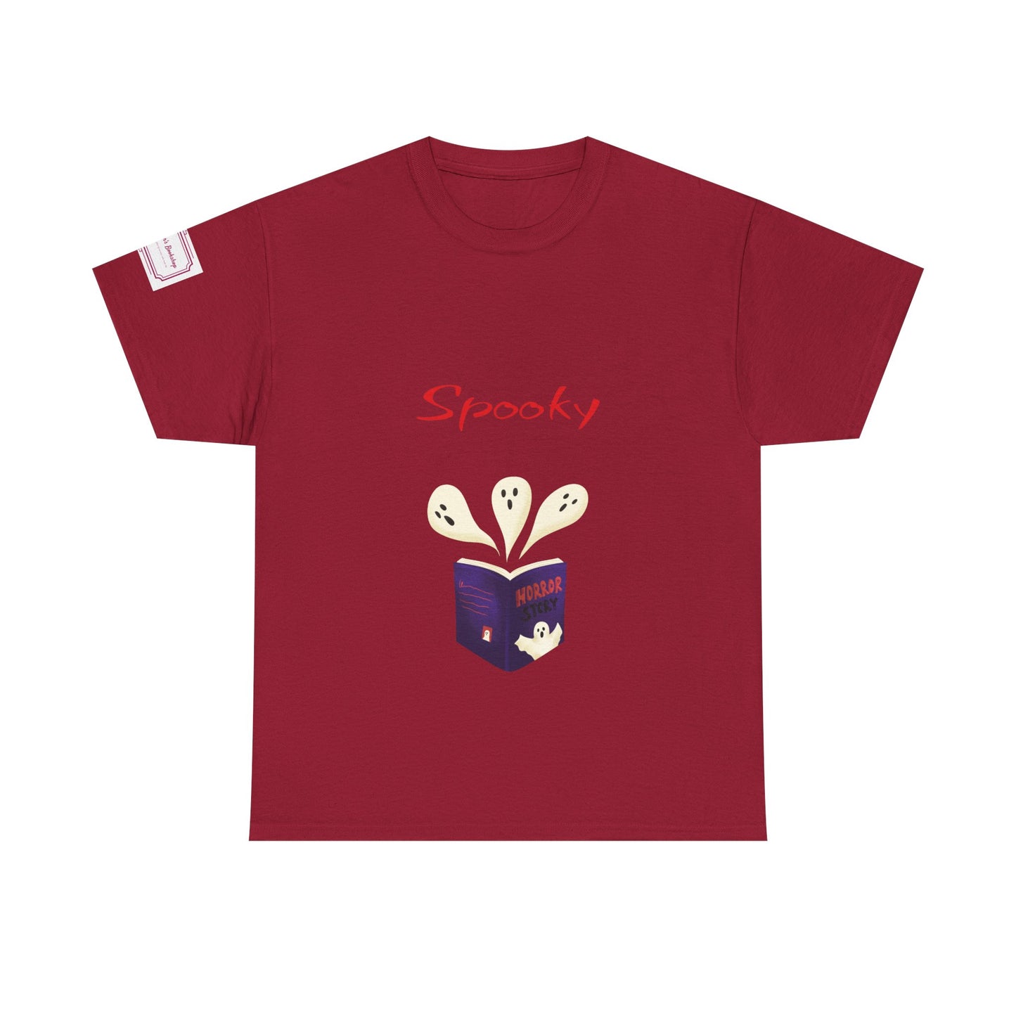 US (Ww) Fiction - Graphic Unisex Heavy Cotton Tee - Spooky Books