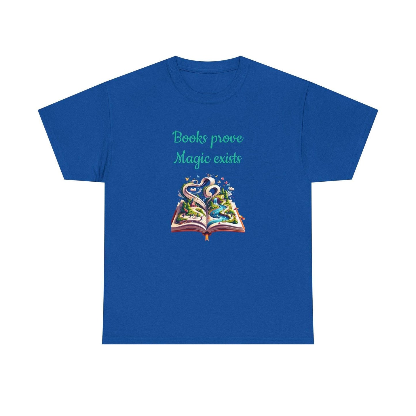 Magic Exists -A Unisex Heavy Cotton Tee - Perfect Gift for Book Lovers - The Dreamer's Bookshop.