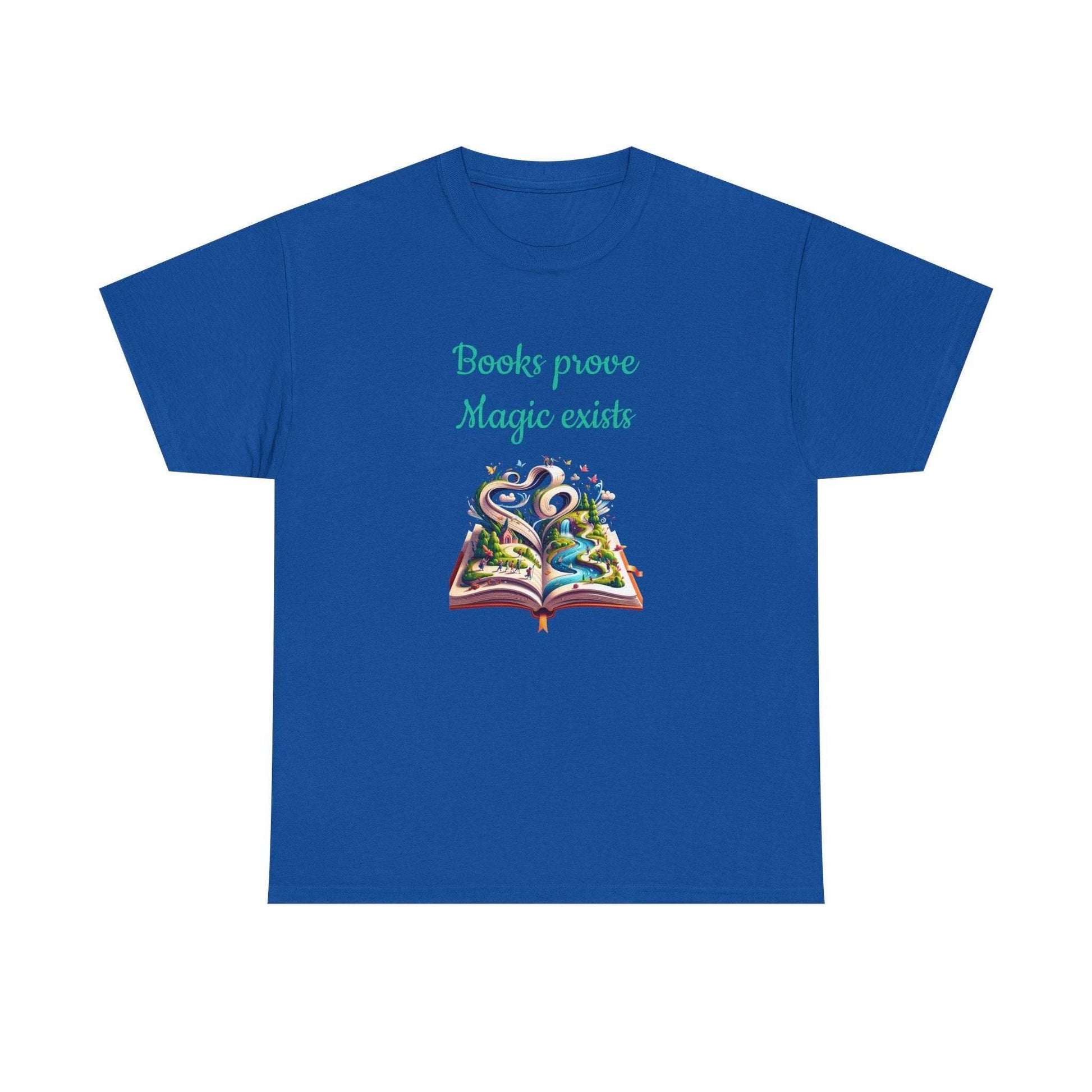 Magic Exists -A Unisex Heavy Cotton Tee - Perfect Gift for Book Lovers - The Dreamer's Bookshop.