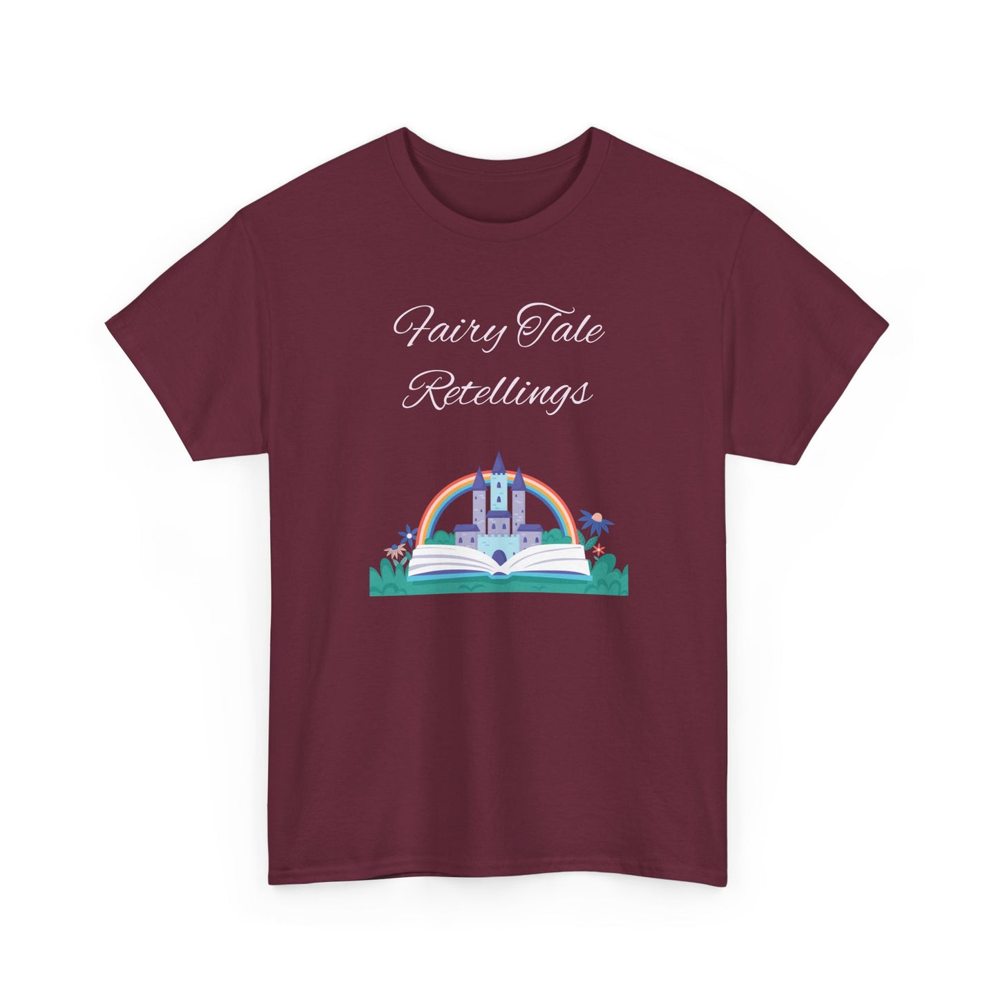 Fiction -  Graphic Tee - Unisex Heavy Cotton T-Shirt - Fairy Tale Retellings